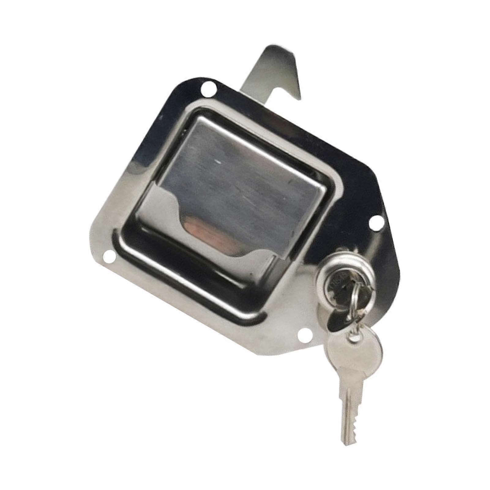 Stainless Door Lock, Tool Boxes Lock, Stainless Steel Replacement Handle with Keys