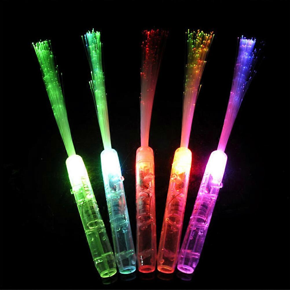 Colorful Flashing Sticks 5Pcs Light Up Wands for Celebrations Ceremonies and Outdoor Events in Various Colors