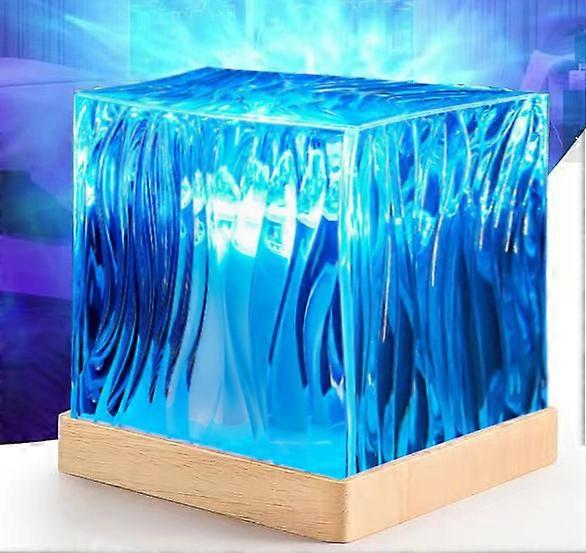 24-color ocean wave projector, inspired by midnight feasts, glow stick design - create a mesmerizing aurora borealis cube at home