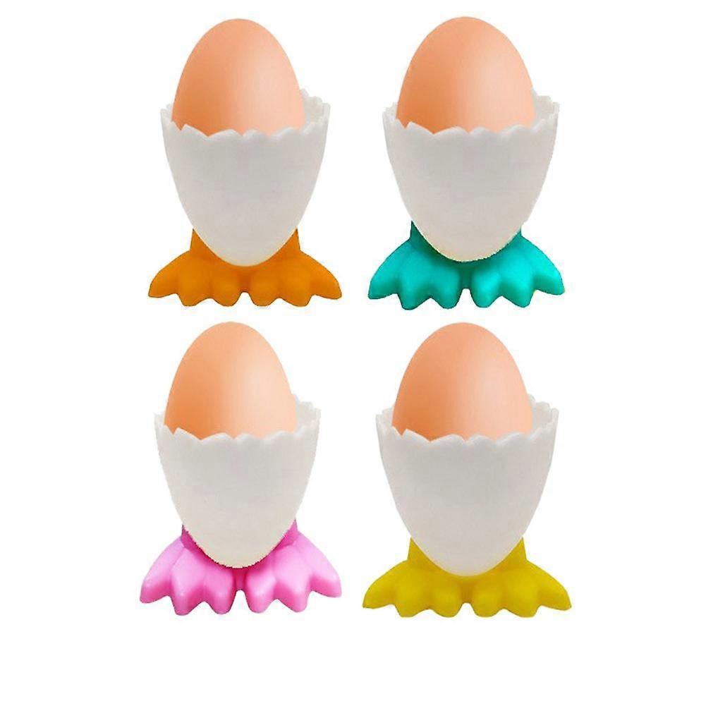 For Egglettes Soft Boiled Egg Holder Duck Foot Design Fun Breakfast Table Decor 2 Pack