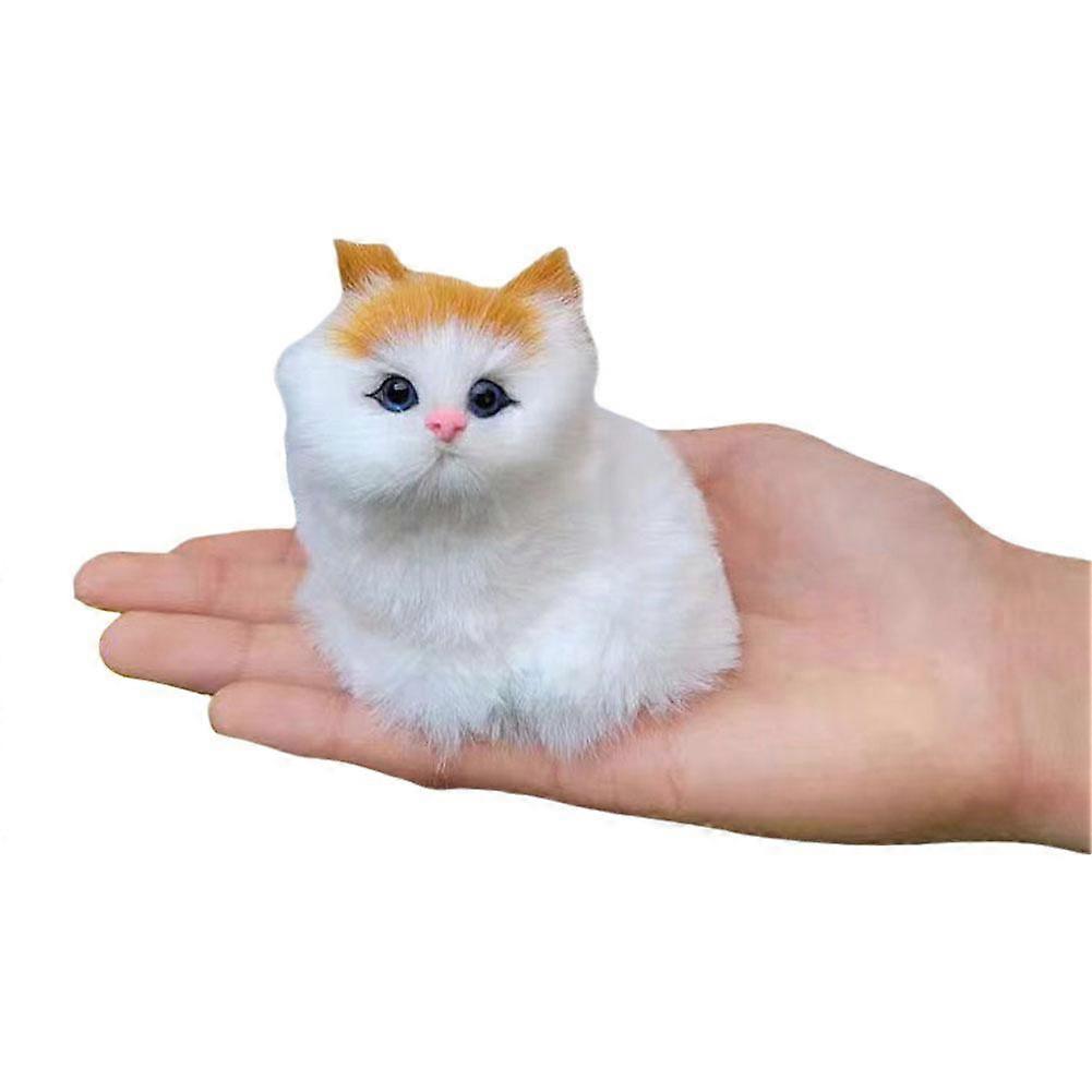 Lifelike Interactive Plush Kitten Toy with Realistic Sounds and Multiple Cute Actions Soft Stuffed Animal for Home Decor and Gift Giving