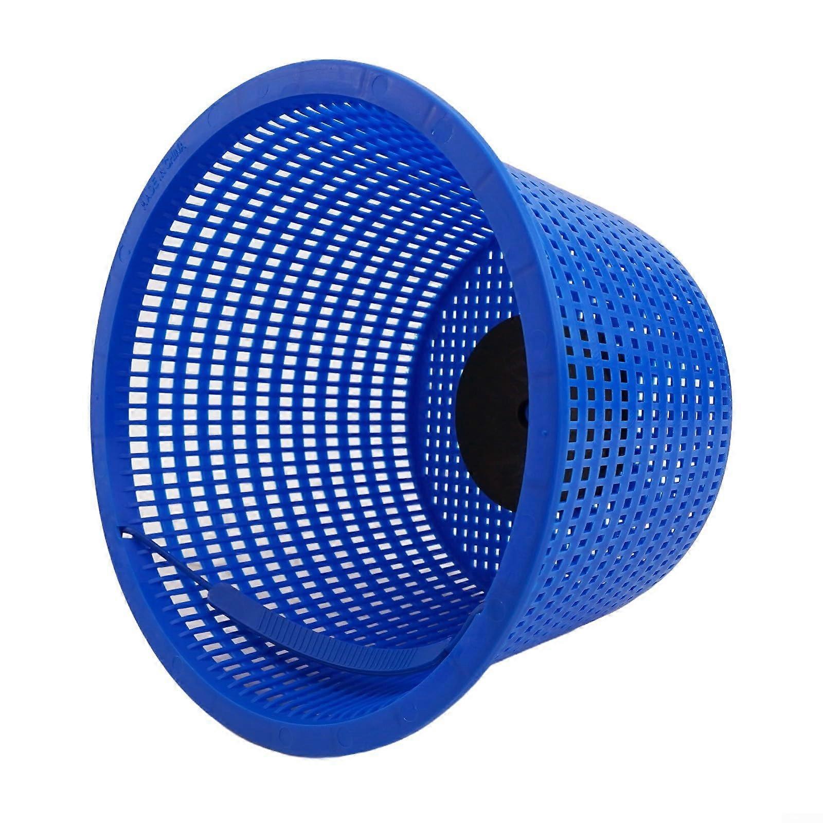 Slim design replacement pump basket with sturdy construction and easytouse locking handle mechanism (L blue)