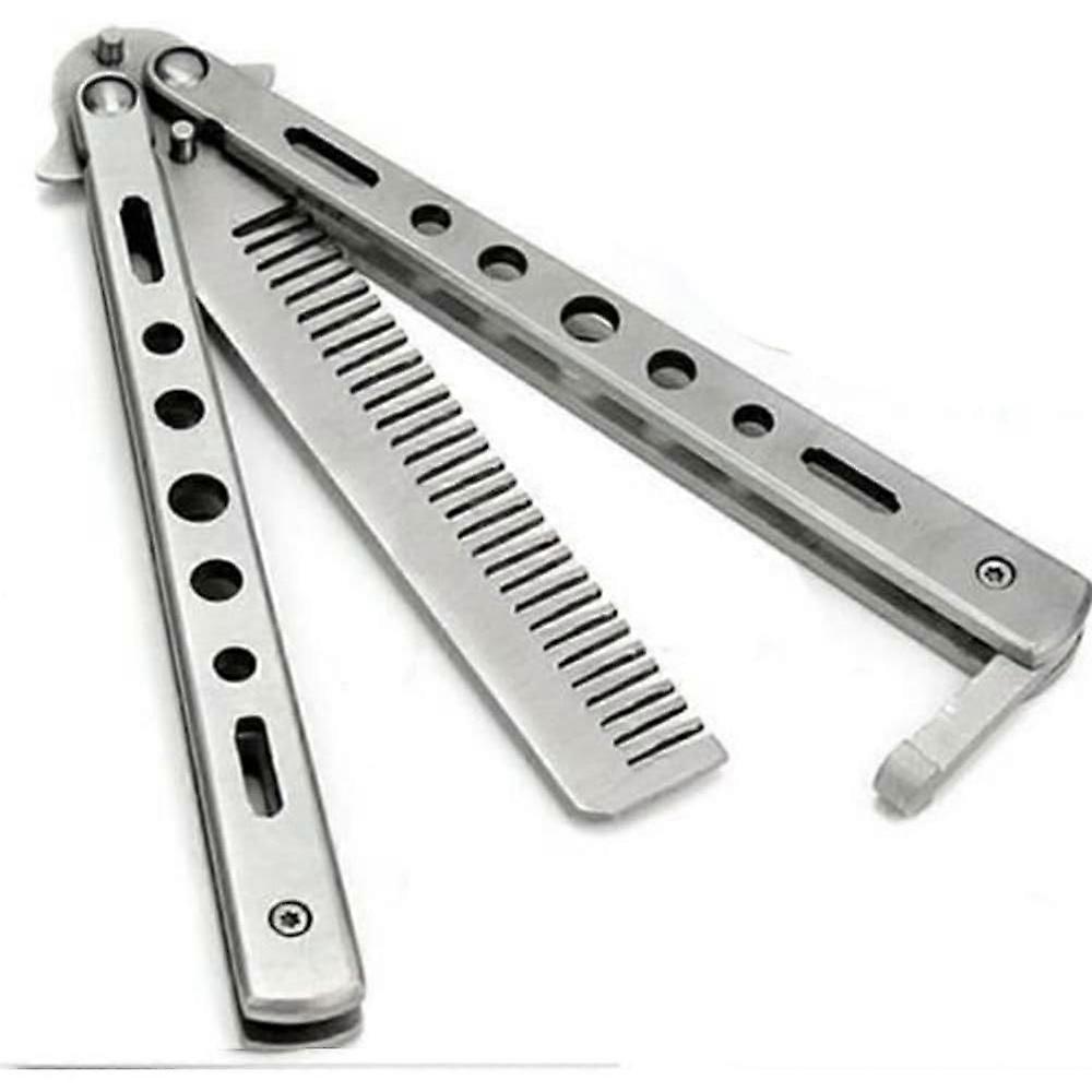 Folding Comb Style Butterfly Training Practice Knife