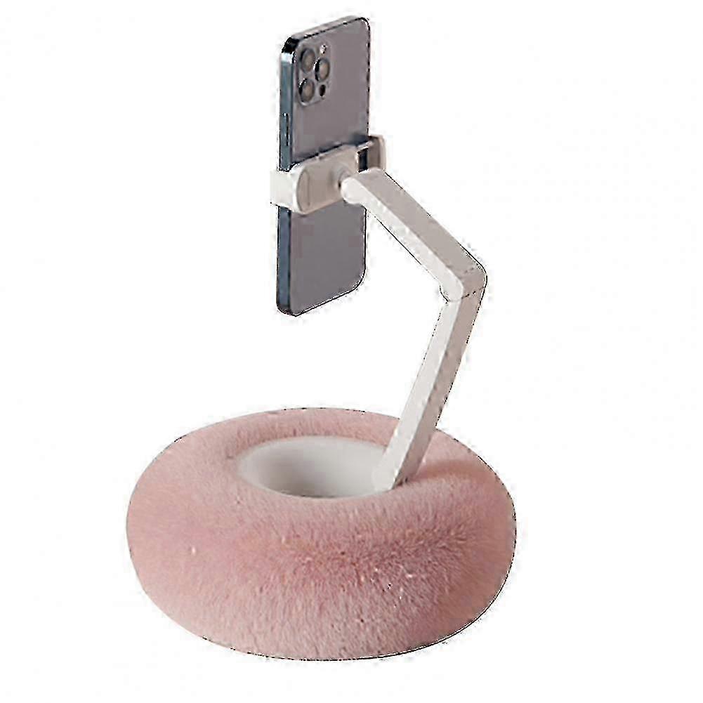 Adjustable Phone Angle Plush Pillow Phone Stand - Portable Holder f...