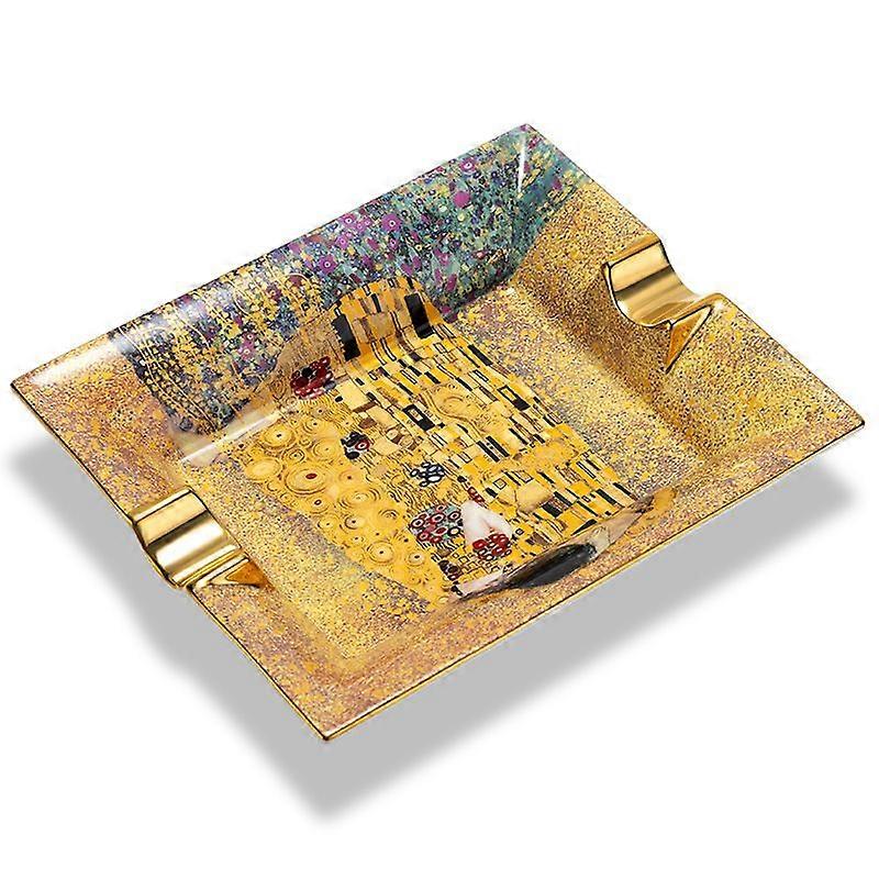 Double Caliber Ceramic Cigar Ashtray Large