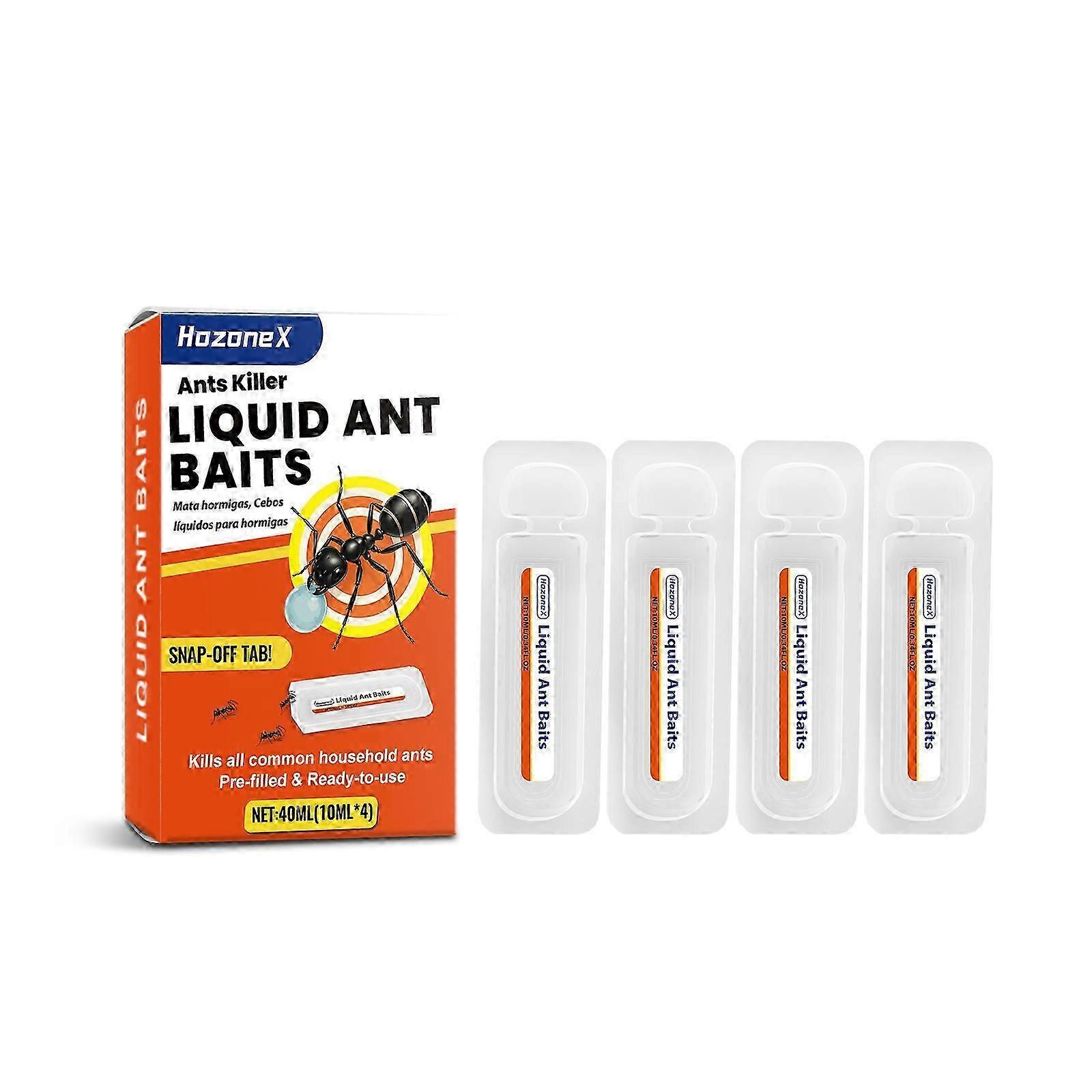 HozoneX liquid ant bait, home and outdoor ant repellent bait, window sill, wall corner, electrical appliance bottom, universal insect repellent
