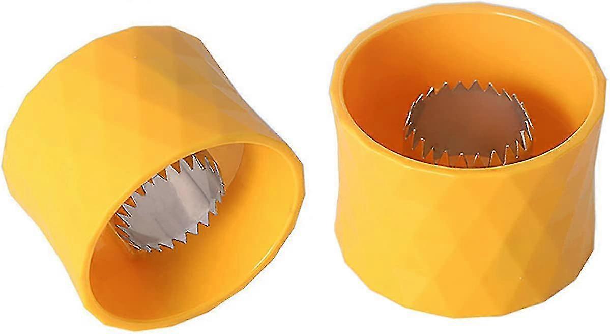 Corn Peeler, Corn Cutter, Cob Corn Stripper, Lenmu Mica Corn Cob Stripper Tool, Simple Kitchen Tool for Corn Remover (2 Pack)--