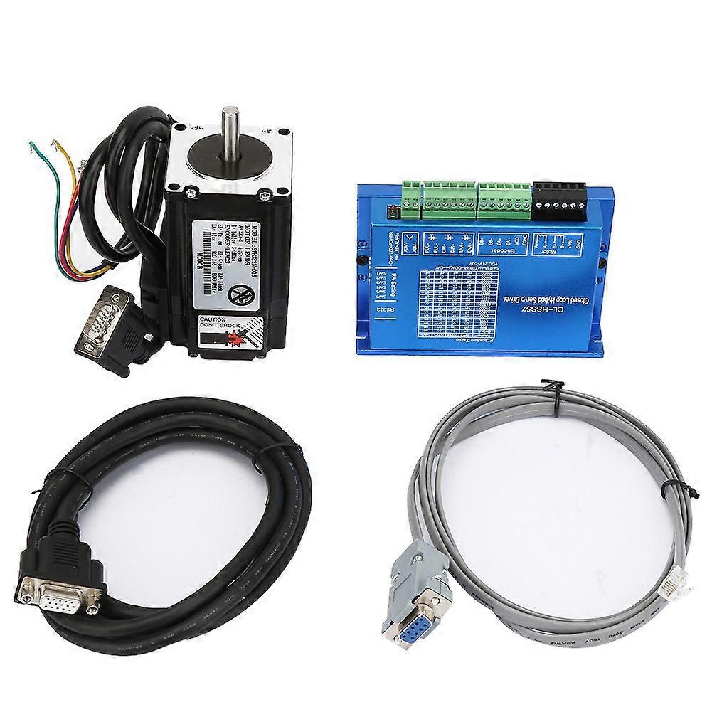 57 Integrated Close Loop Hybrid Servo Stepper Motor Set with Coding Function DC24-50V