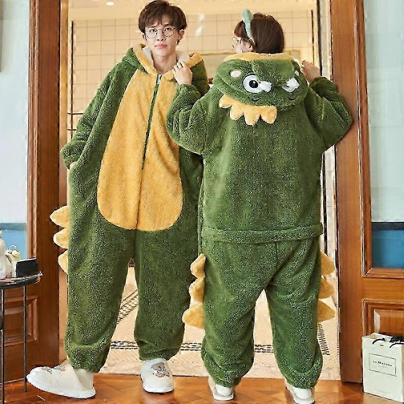 Men's And Women's Autumn And Winter Thickened Fleece-Lined Cute Car...