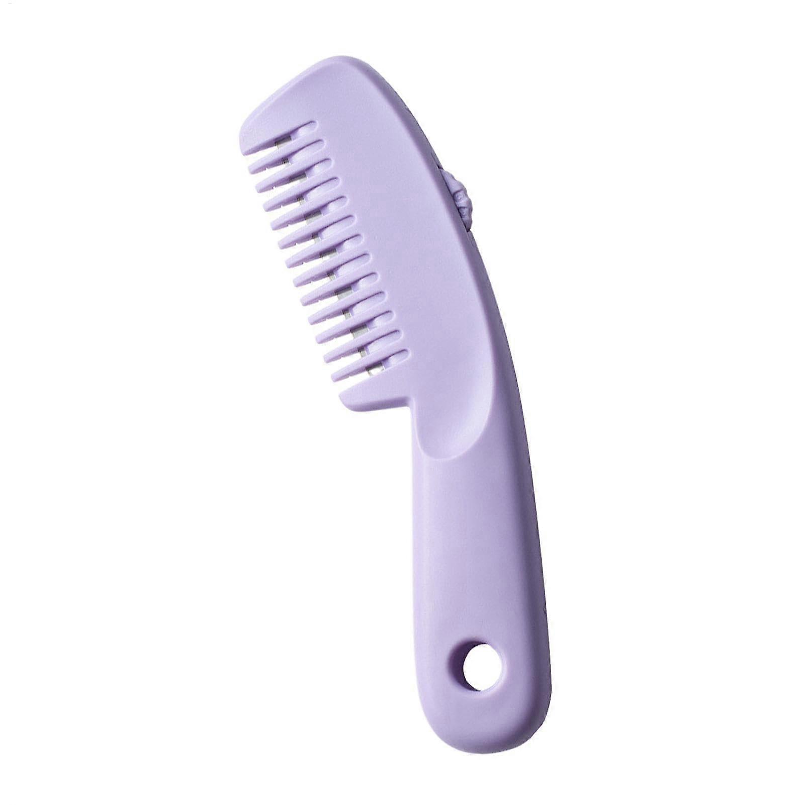 Multifunctional Thinning Comb Styling Scissors Portable Women Pony Trimmer