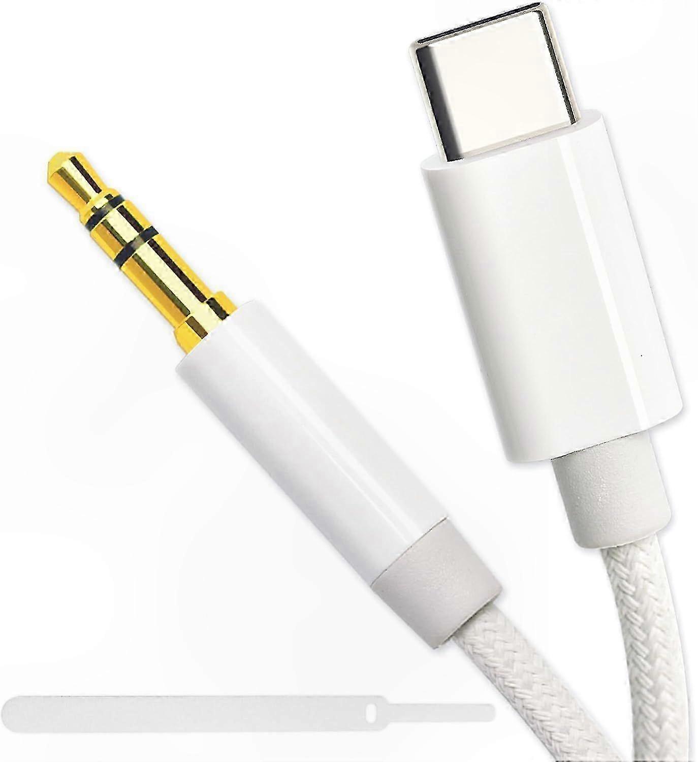 6.6ft USB C to 3.5mm o Cable, Type C AUX Cord for Car Stereo Headphones Compatible with 16, 15 Series Devices