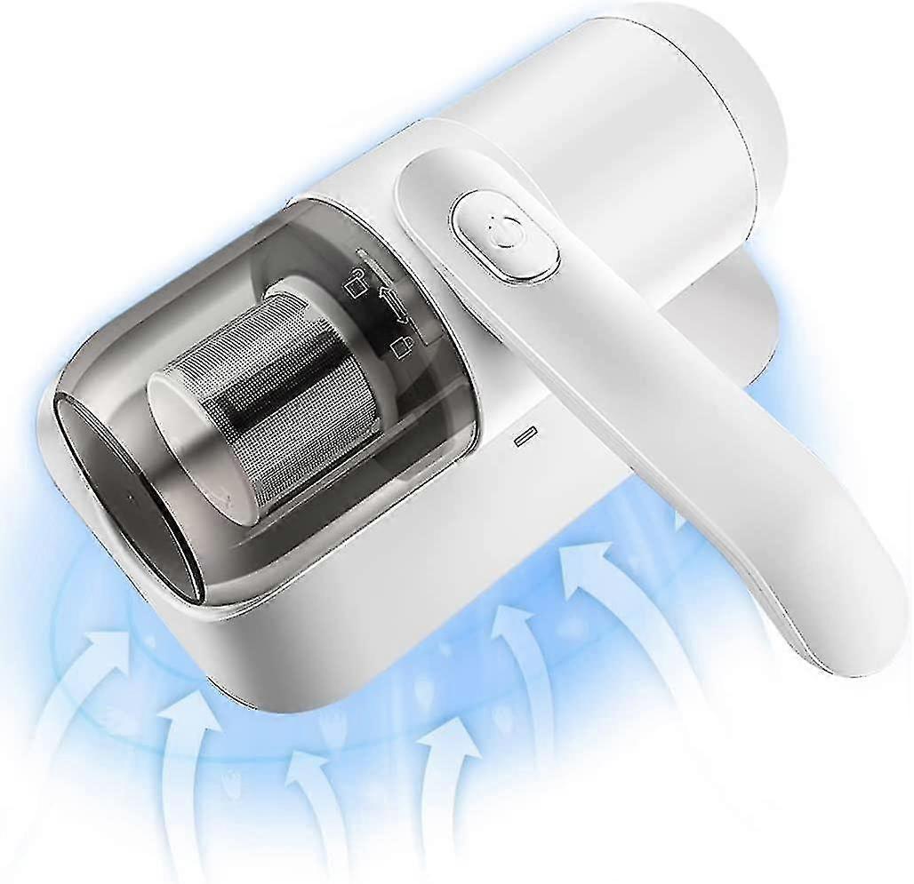 Hand held cordless UV mite vacuum cleaner