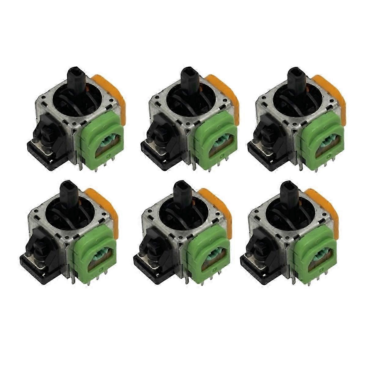 6PCS High-Precision Adjustable Electromagnetic Joystick for //X Hall Electromagnetic Joypad Control