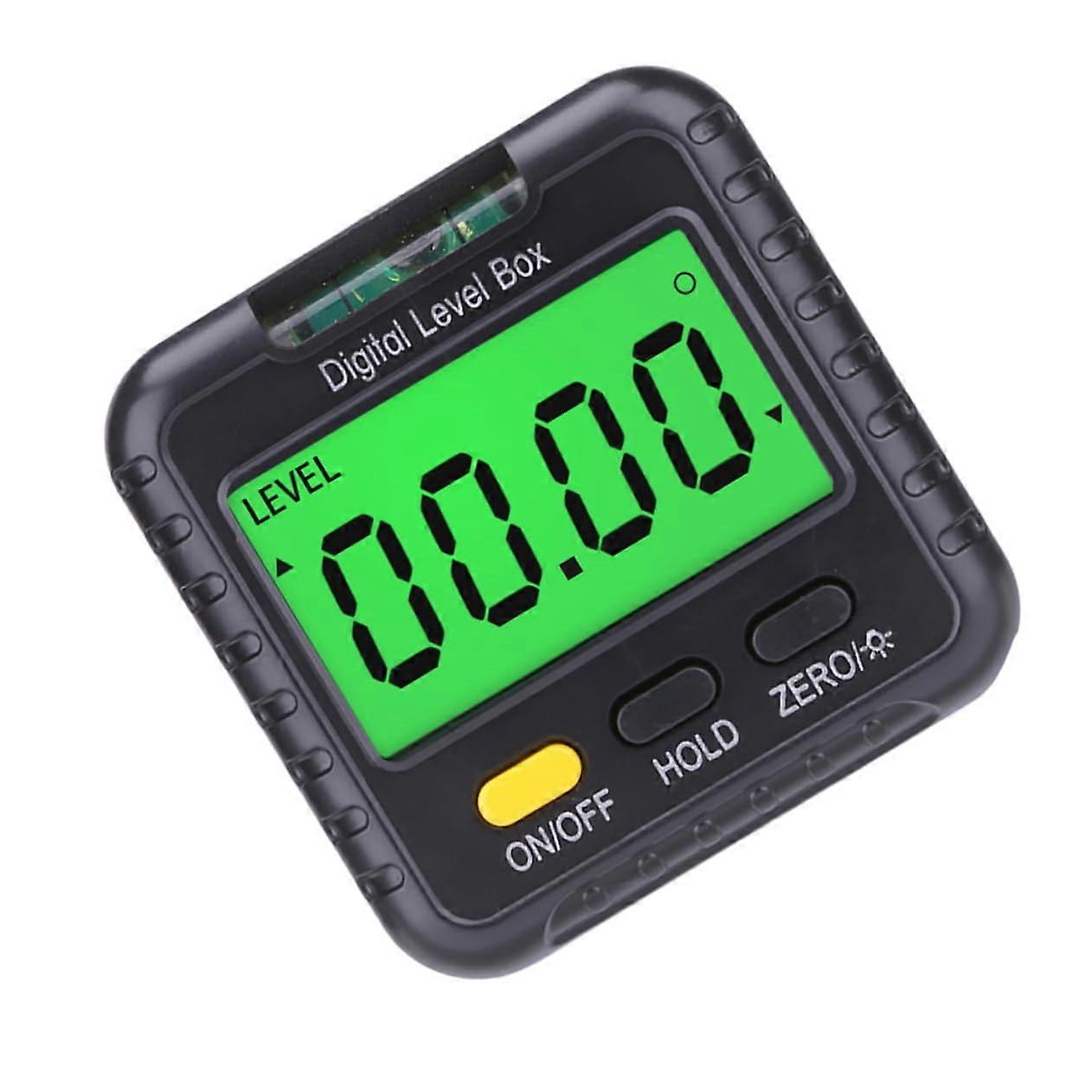 Digital Level Box Angle Meter With Magnetic Base Plastic Inclinometer Portable Digital Display Precision