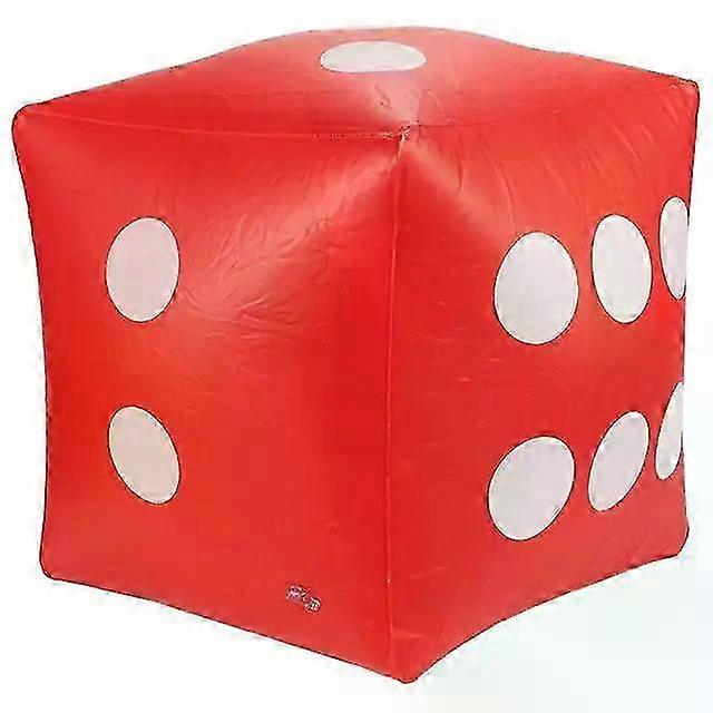 Giant Inflatable Dice for Pool Parties and Outdoor Fun 30x30cm Game Cube for Kids and Adults Entertainment Toy