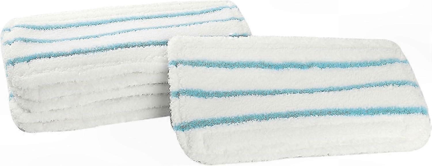 Microfiber Cleaning Cloths for Steam Mops, Rectangular Replacement Pads, Compatible with Multiple Models (Pack of 6)