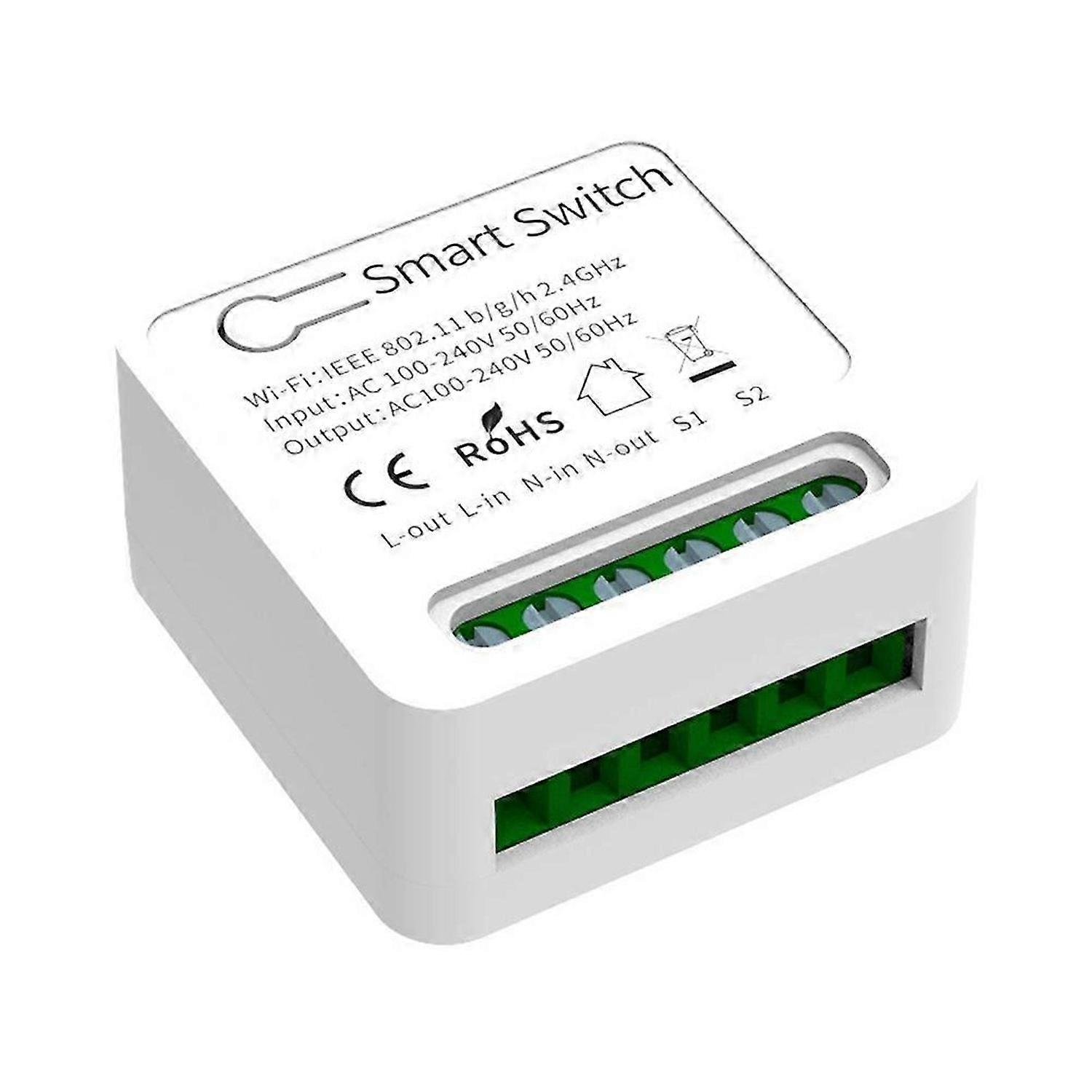 Intelligent Light Switch, WiFi, Dual Channel, DC 5V-48V and 1-250V Relay are Ideal for Lighting and Motors.