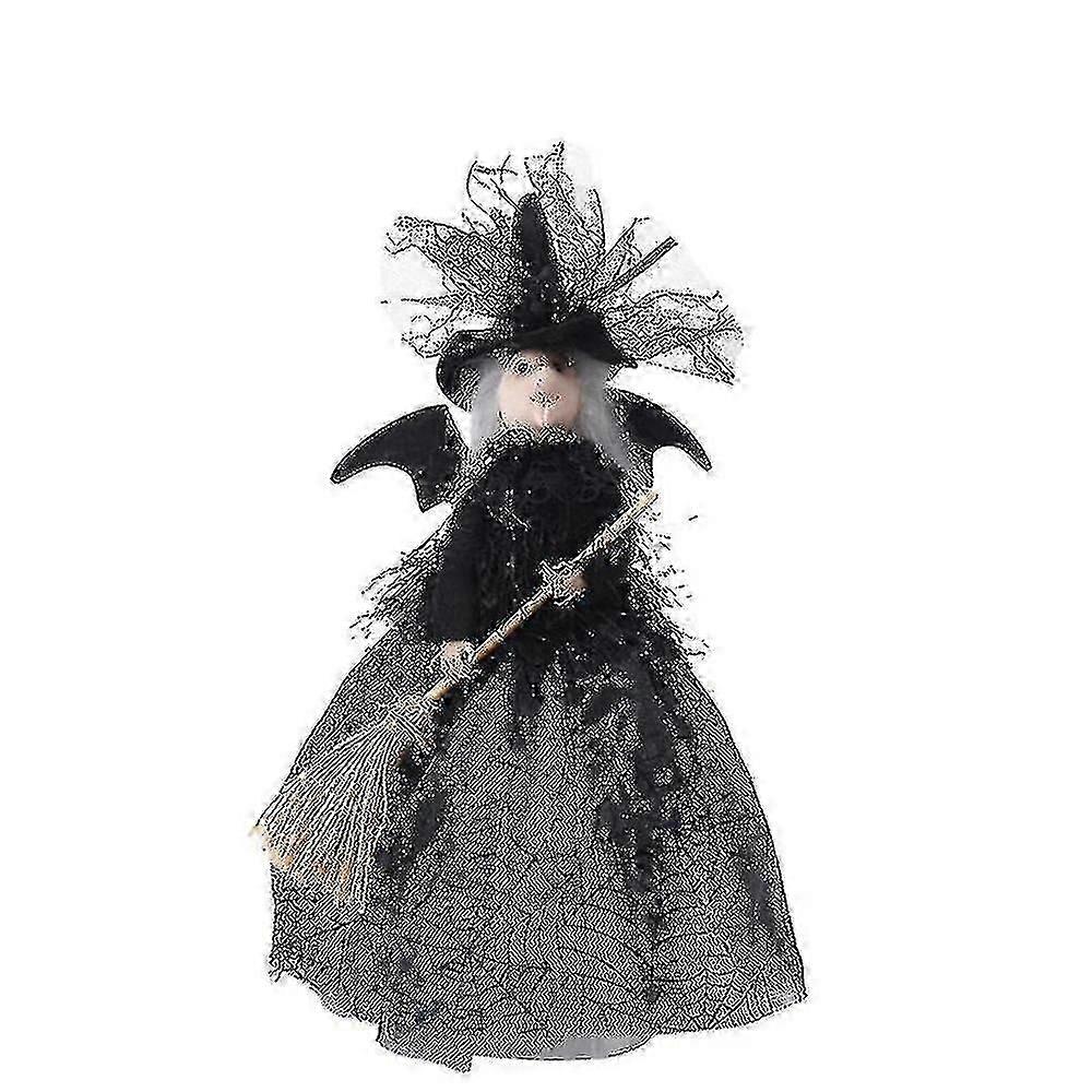 Decoración de muñeca con escoba