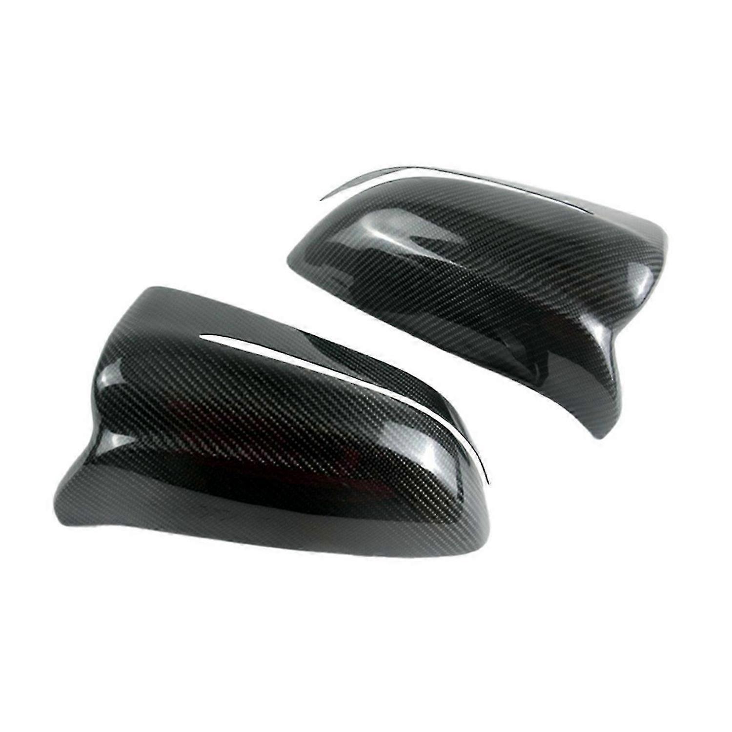 Car Real Carbon Fiber Rearview Mirror Cover Add on for F90 M5 F91 F92 M8 2018-2022
