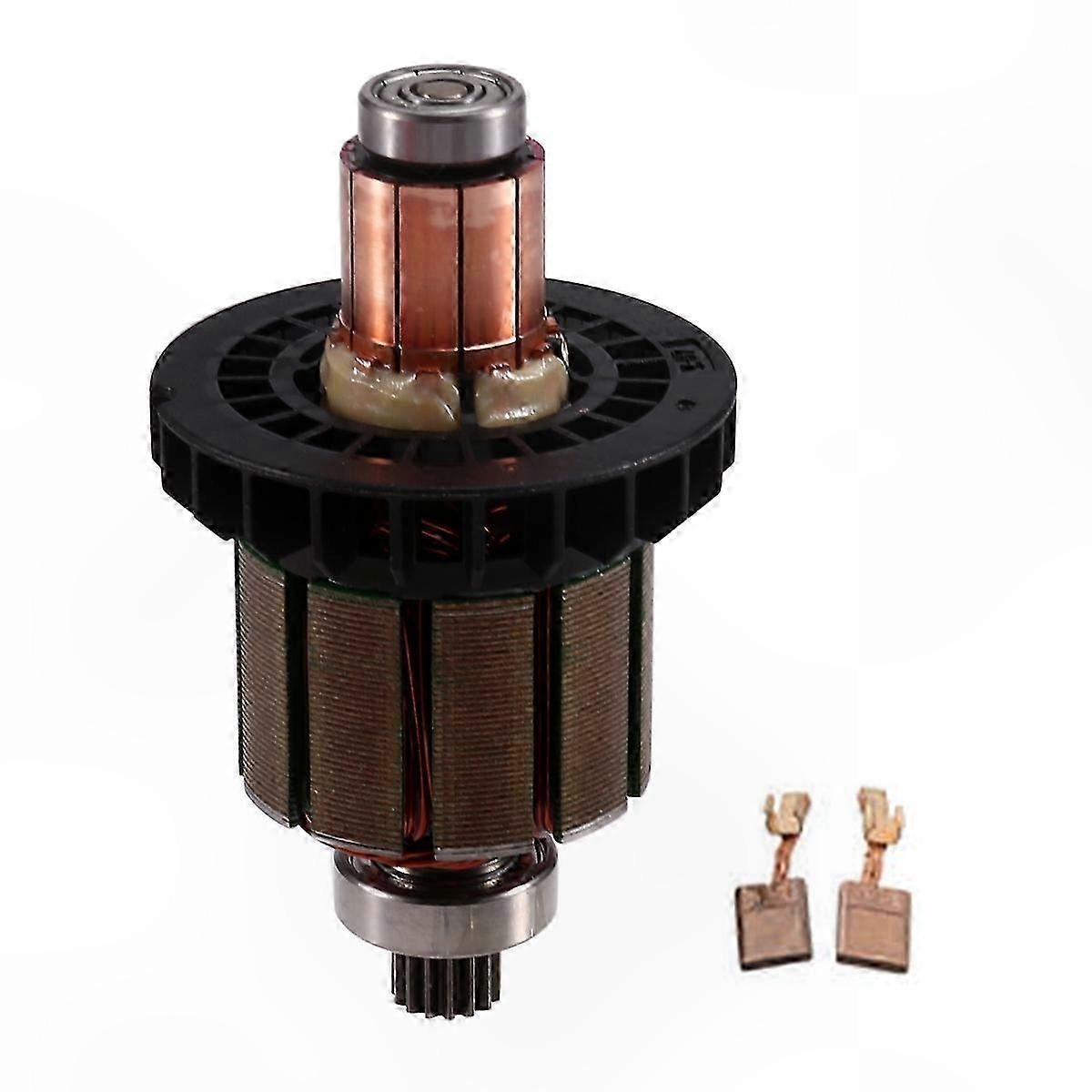 Carbon Brush Armature Assembly for Cordless Drill Models DDF482 and DHP482 Series