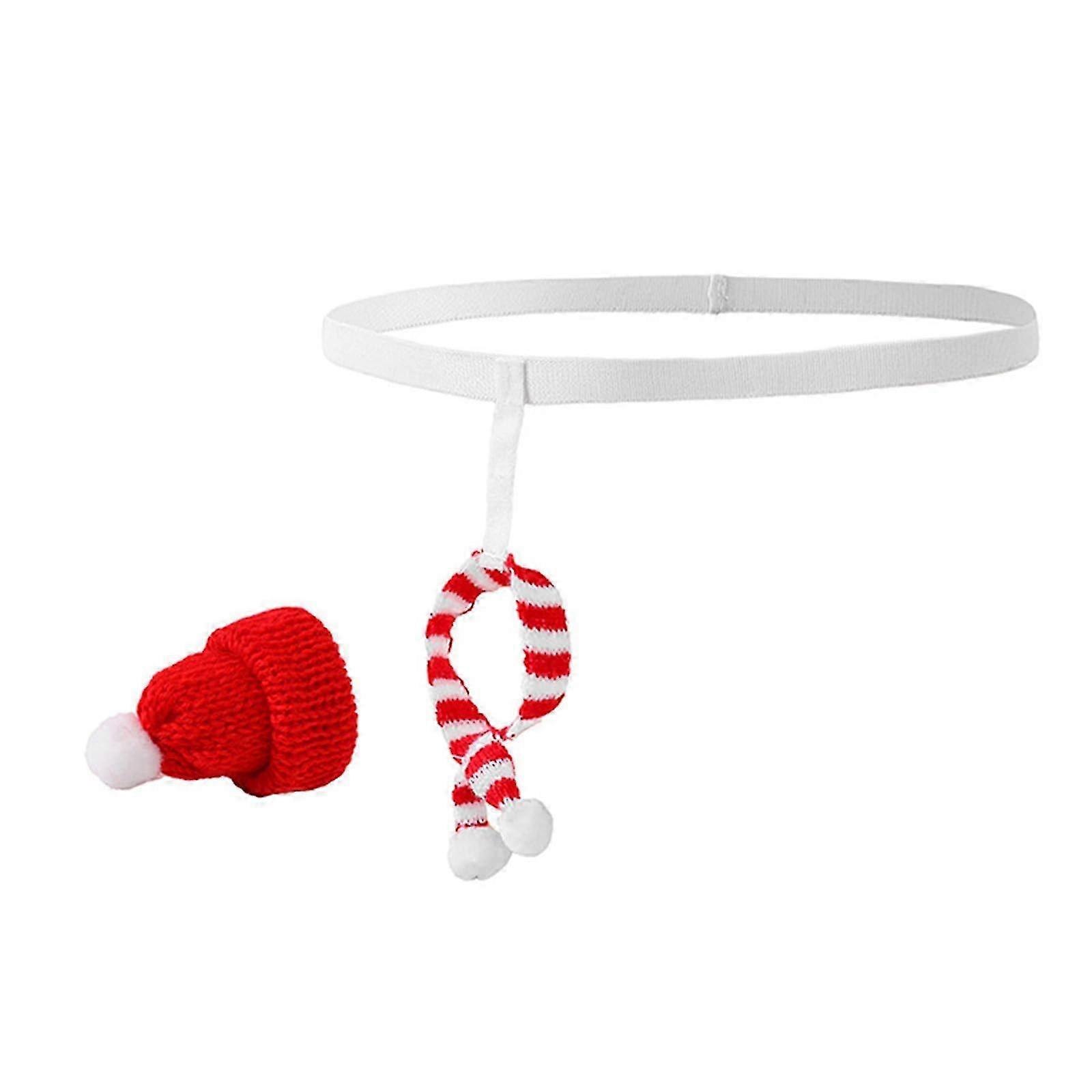 Pochette de Noël Satin Homme String Rouge Taille Unique Design