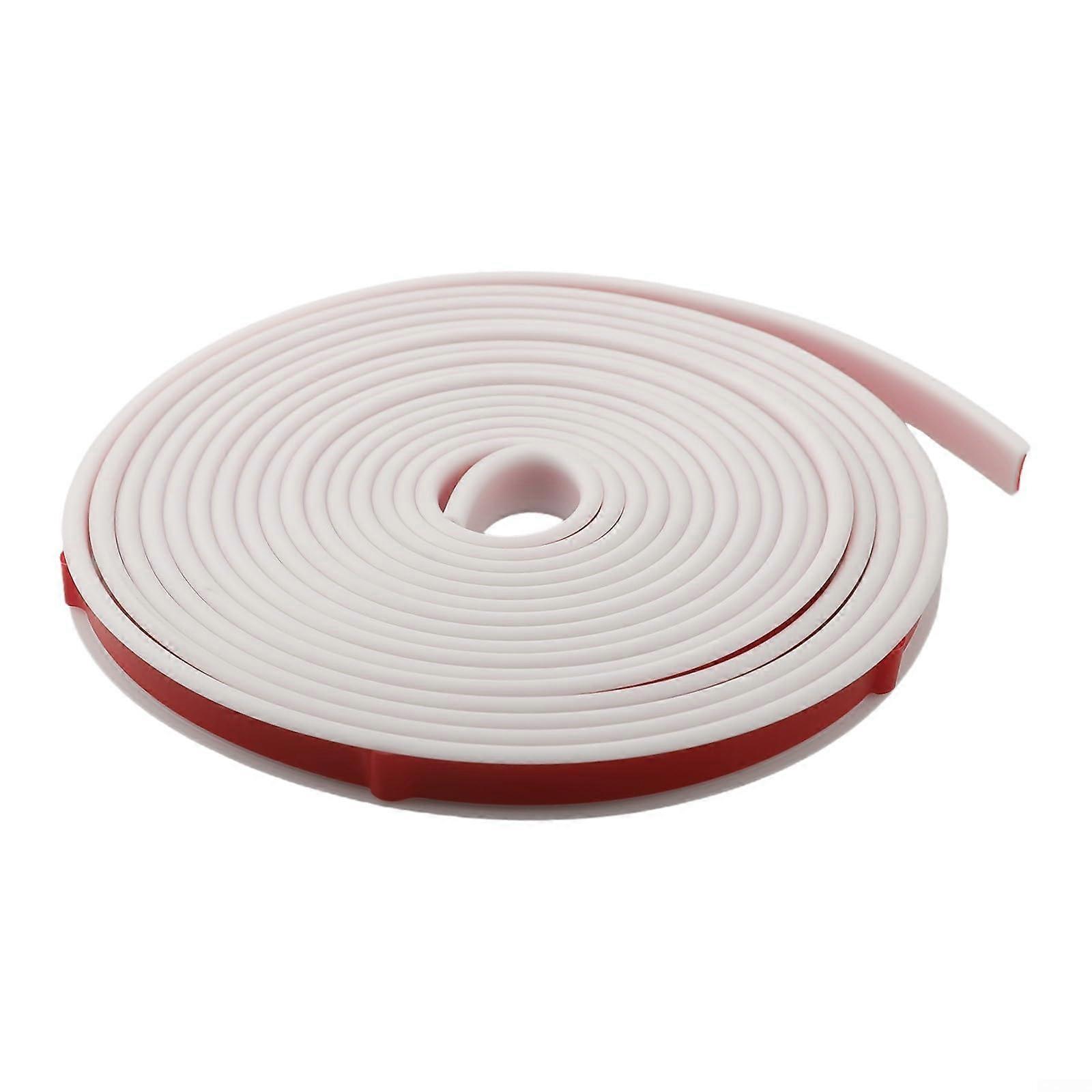 U Shaped Soft Edge Protection Banding 12Mm X 5M TPE Material White For DIY Projects UShaped Profile