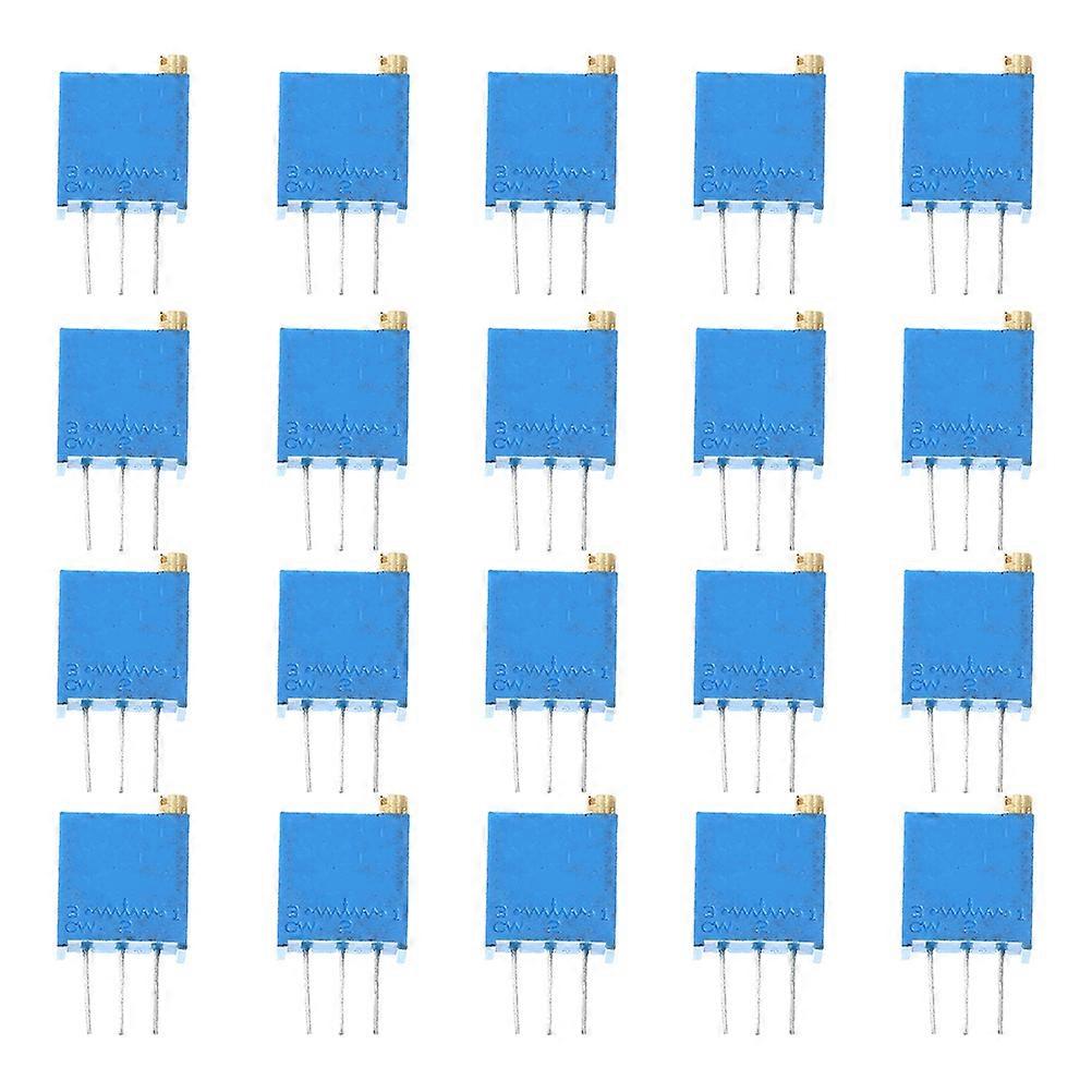 Precision Adjustable Potentiometer Trim Potentiometer for Home Use 20Pcs