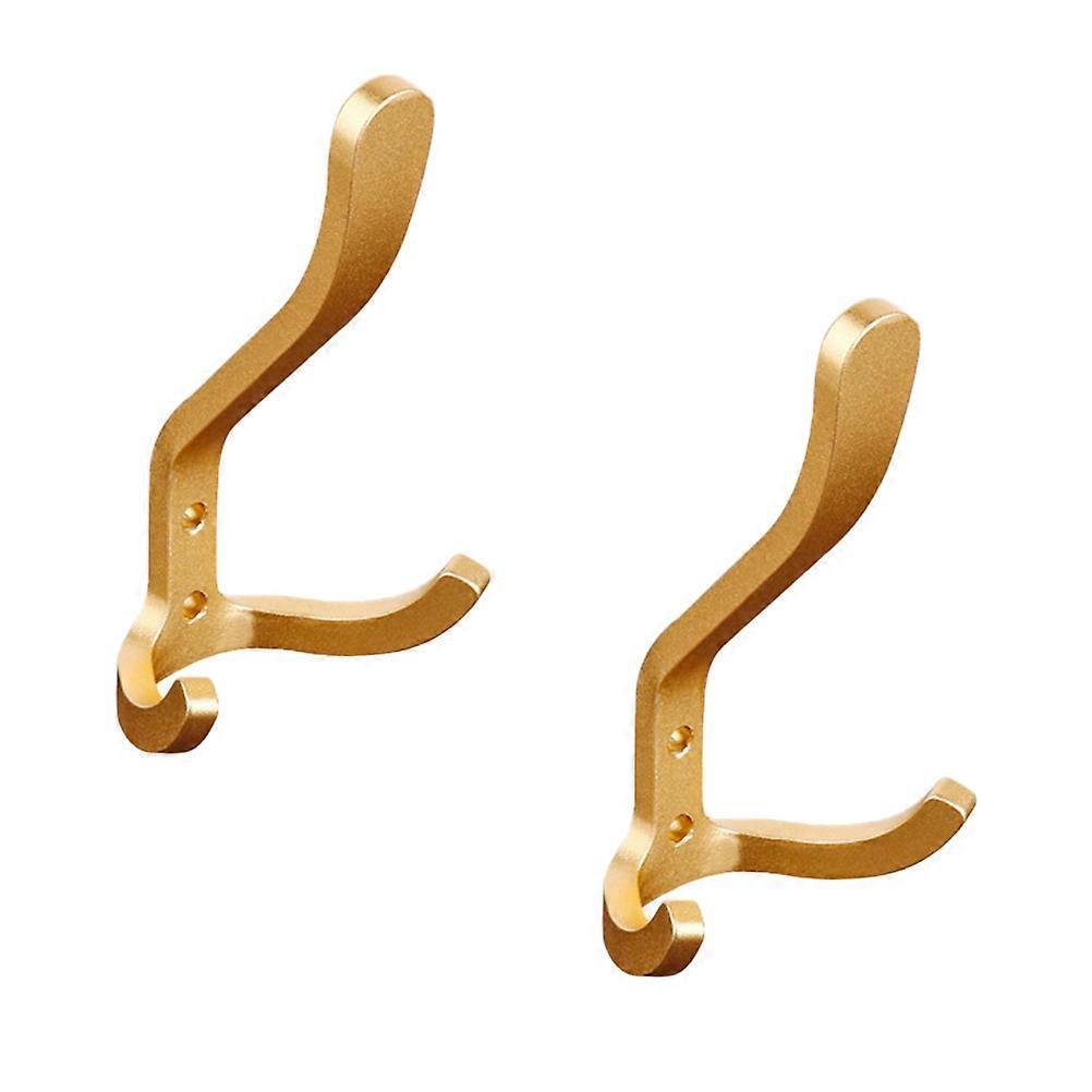 Metal Hooks Wall Mounted Heavy Duty Hooks 2Pcs for Home Use