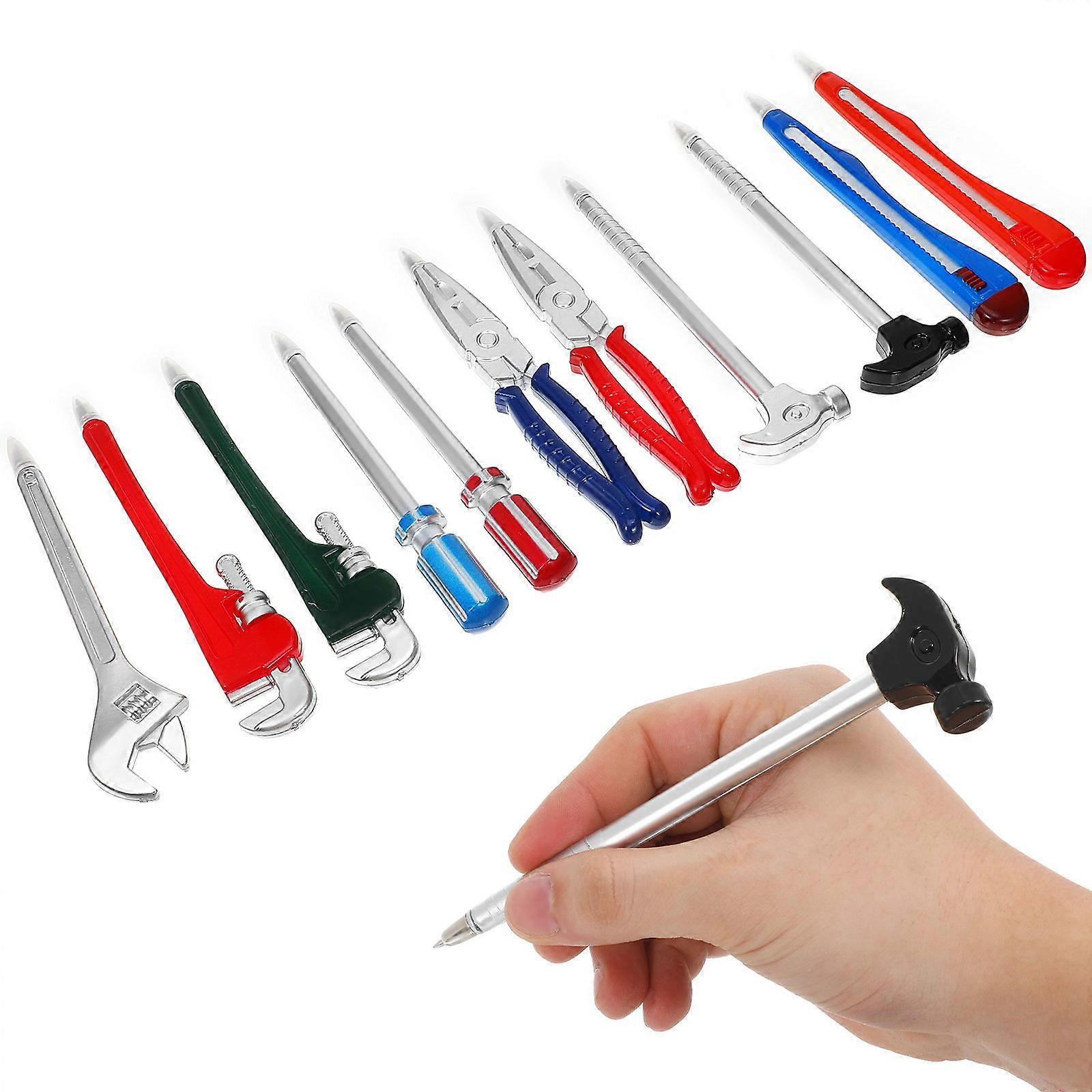 Tool Shaped Ballpoint Pens Writing Tool for Home Use 55Pcs Pack