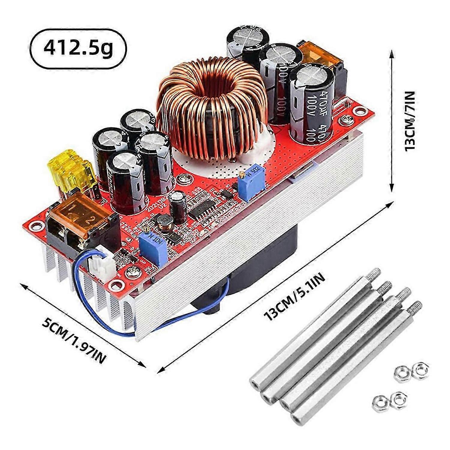 1800W DC-DC Boost Converter 40A Adjustable Voltage