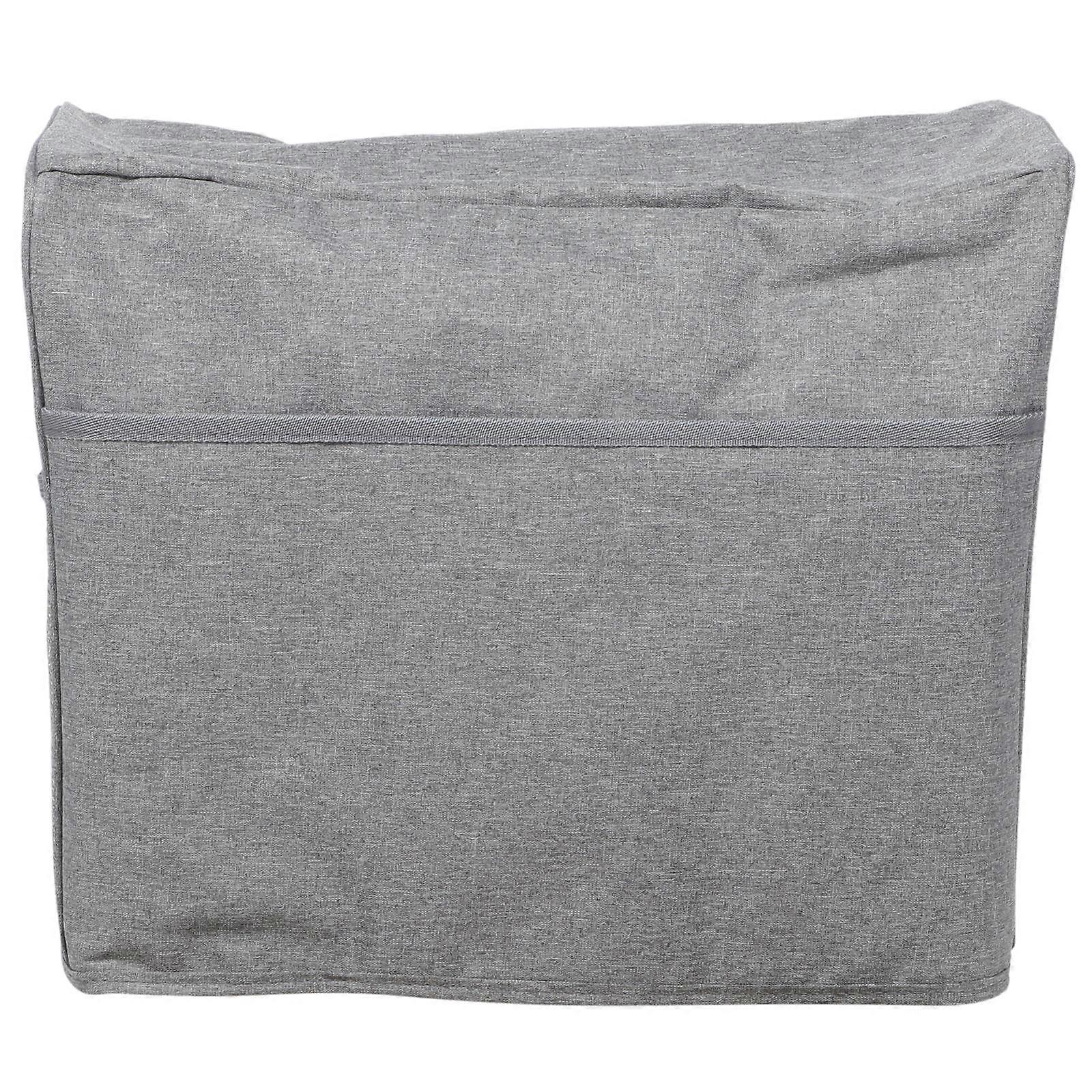 Embroidery Machine Cover Sewing Machine Protector Storage Grey Oxford Cloth Dustproof Function 1Set