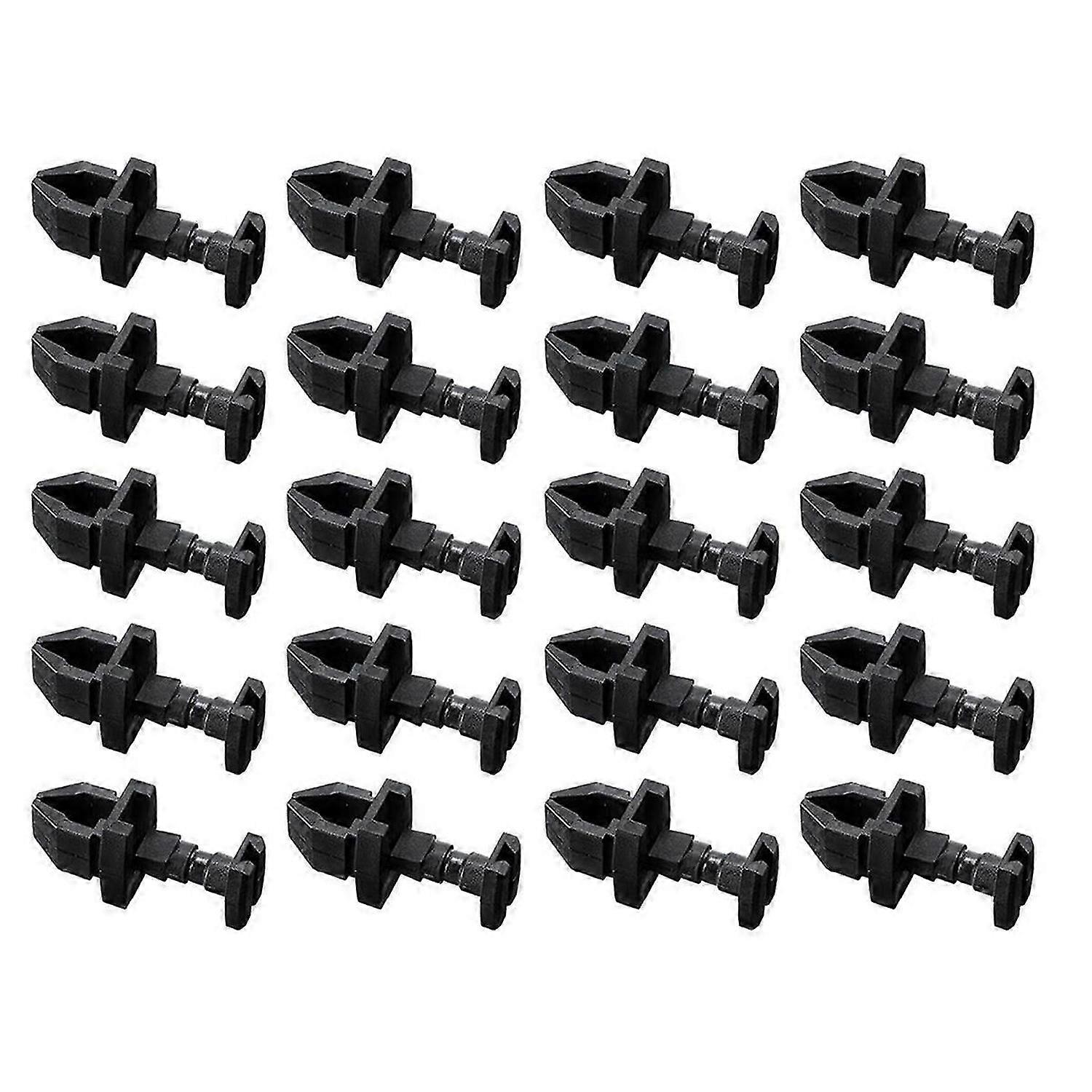 20 Pack Black Refrigerator Clips 617772 Latch Replacement