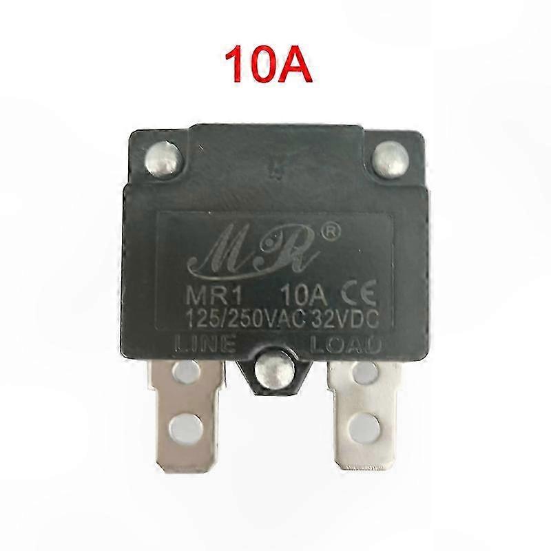 Automatic Reset Fuse Relay for Circuit Protection, 7A-15A Thermal Overload Protector for DIY Projects & Kids Electric Ride-ons