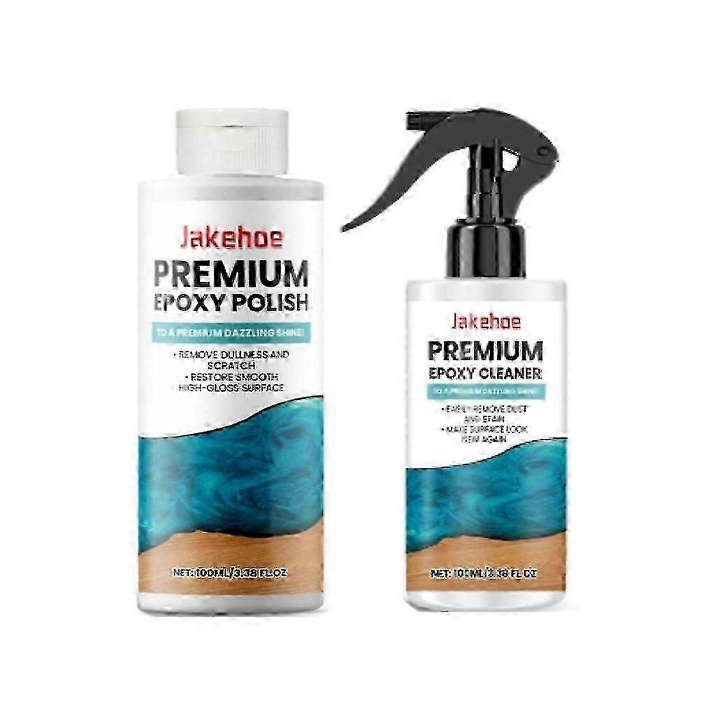 Epoxy Polishing Kit with 100ml Compound for Resin Finishing-jc