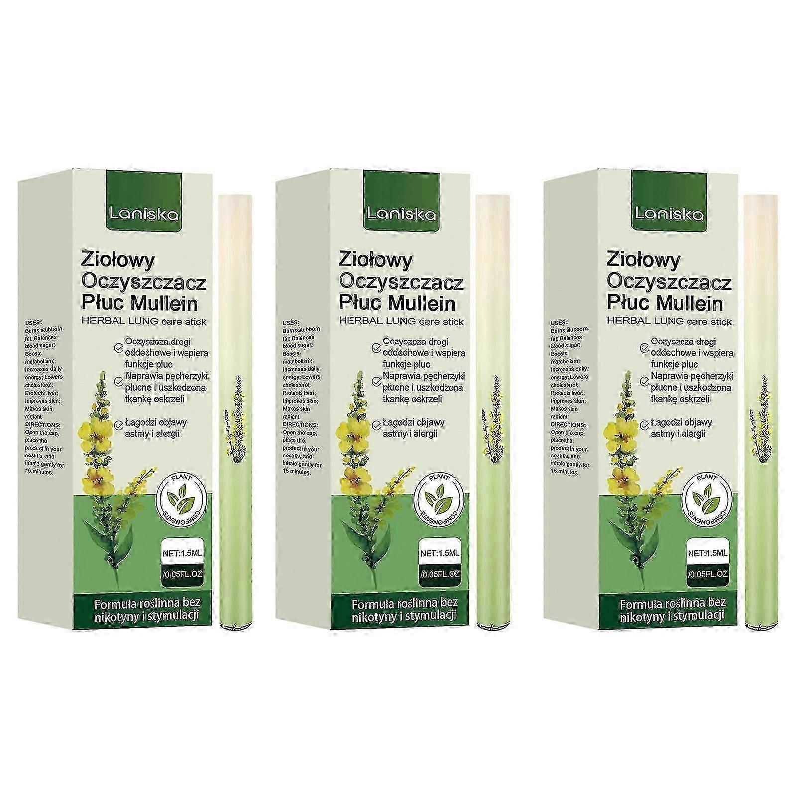 Herbal Diffuser Pen for Lung Cleansing and Respiratory Support with Natural Ingredients