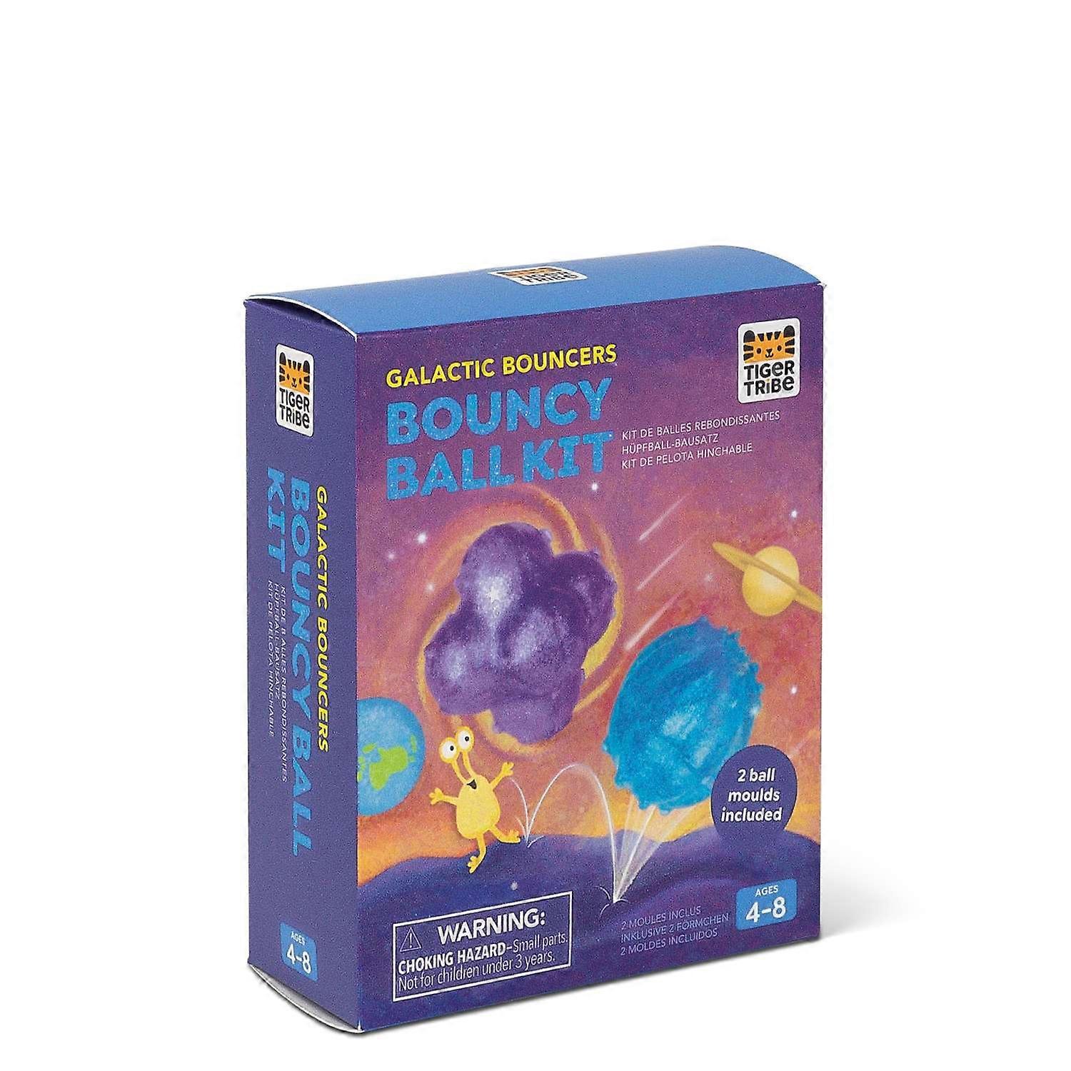 Tiger Tribe Galactic Bouncers- DIY Space Themed Bouncy Ball Craft Kit for Kids