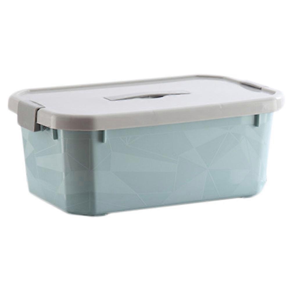 Blue Multifunctional Snacks Storage Box for Clothes Organizer 3Pcs