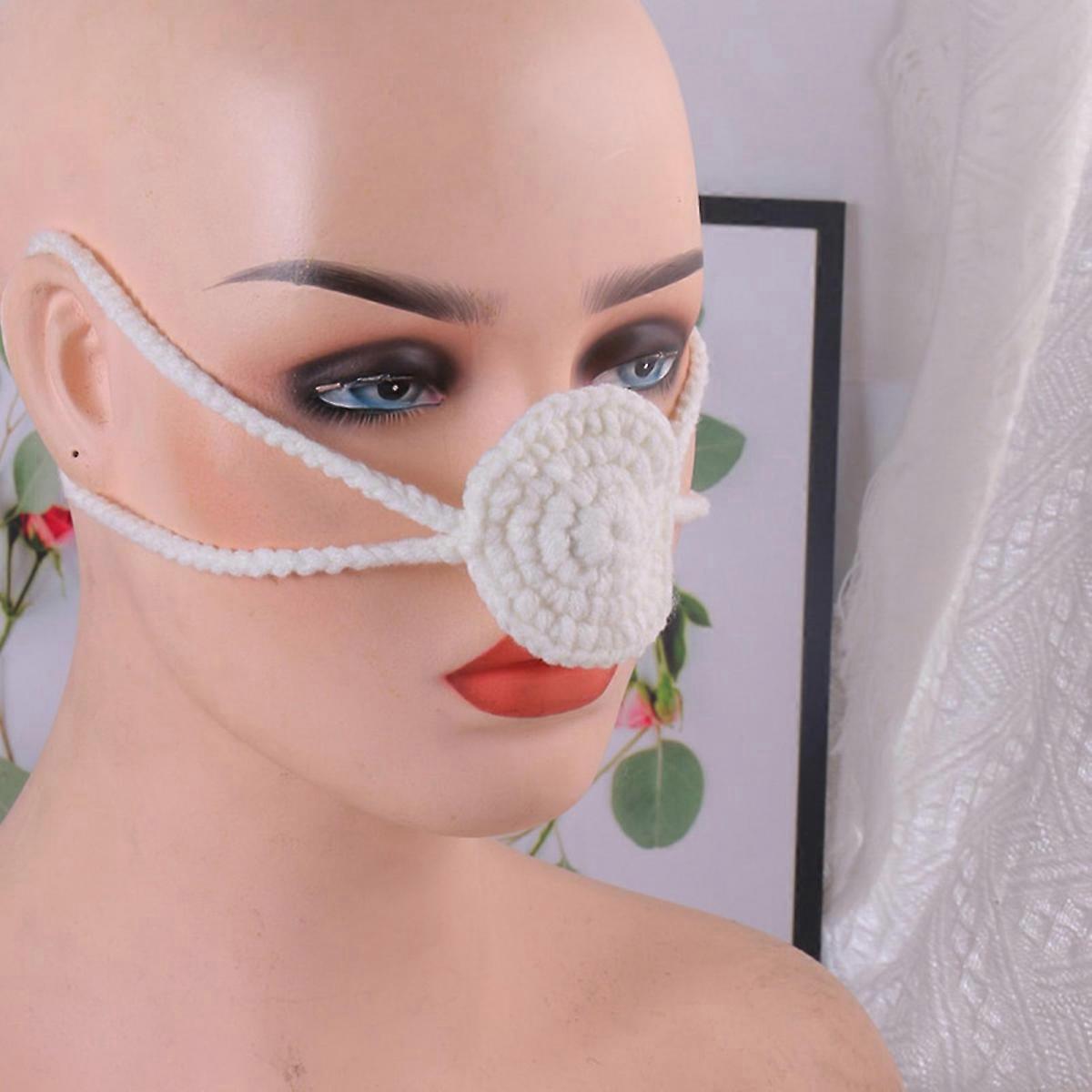Handmades Woolen Nose Protector Windproof Soft Nose Protector for Cold Weather
