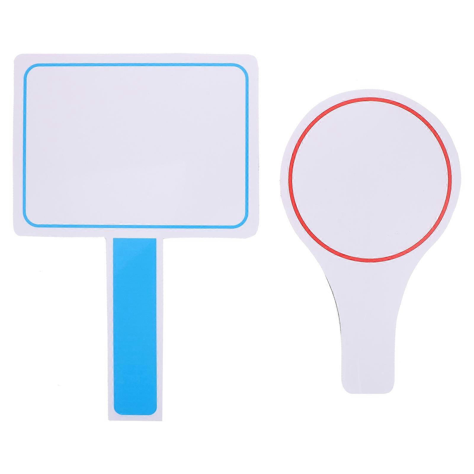 Foams Dry Erase Paddles Portable Scoring Boards for Voting 6Pcs