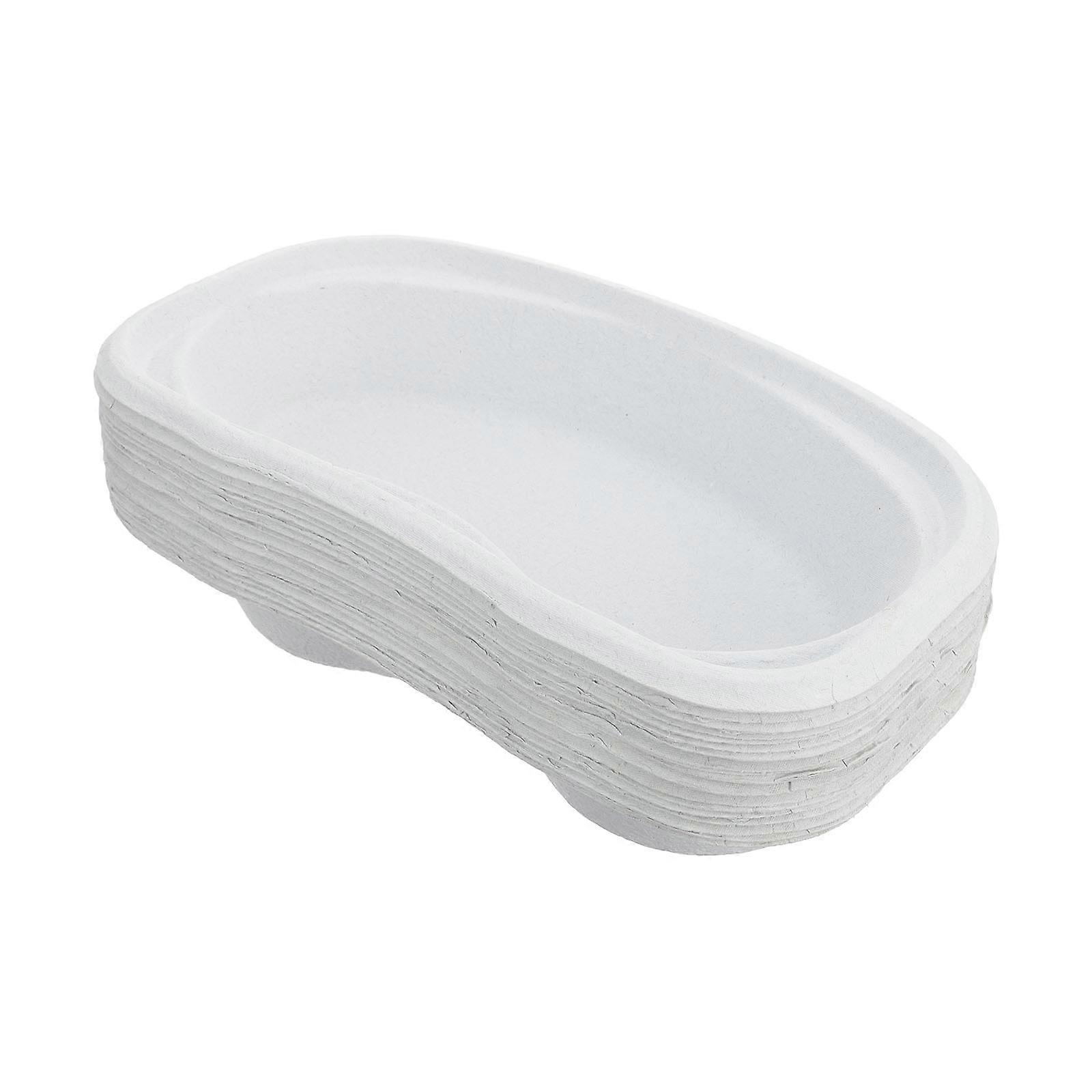 Multipurpose Paper Dish Holder Nursing Portable Cardboard Serving Plate 700ml 20Pcs