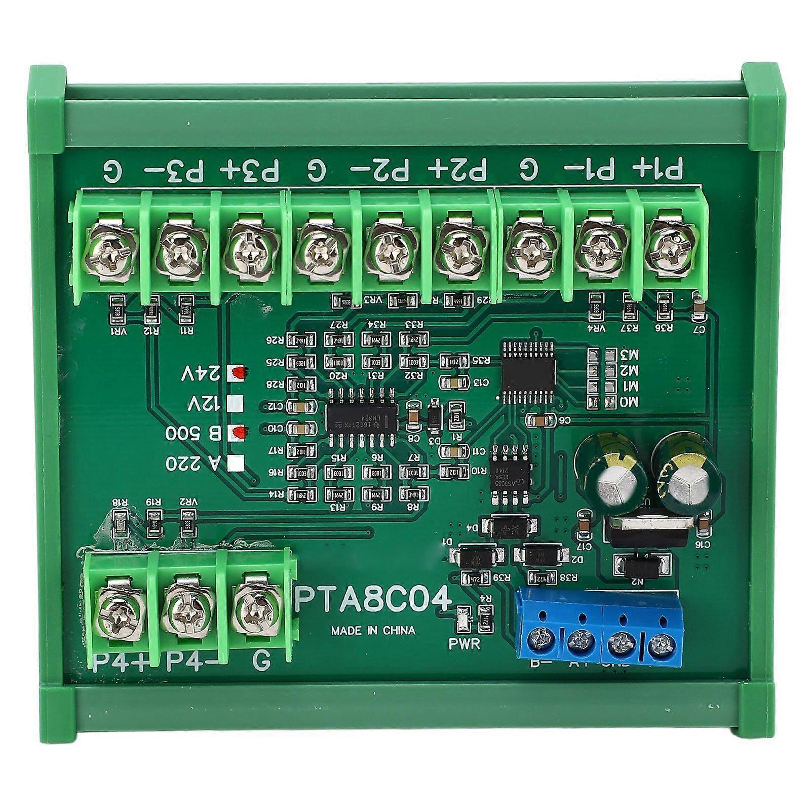 Høykvalitets 4ch PT100 RTD RS485 temperatursensormodul Modbus ...
