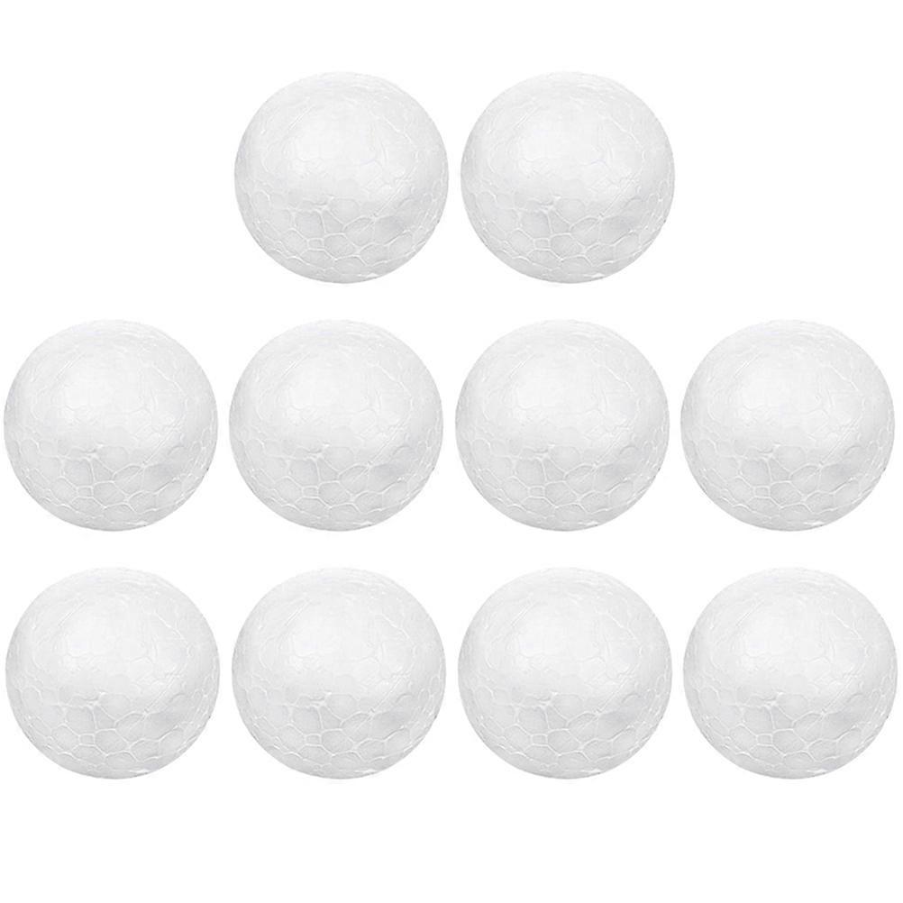 Ball Decorations Ball Shaped for DIY Handwork 10 Pieces White Foam