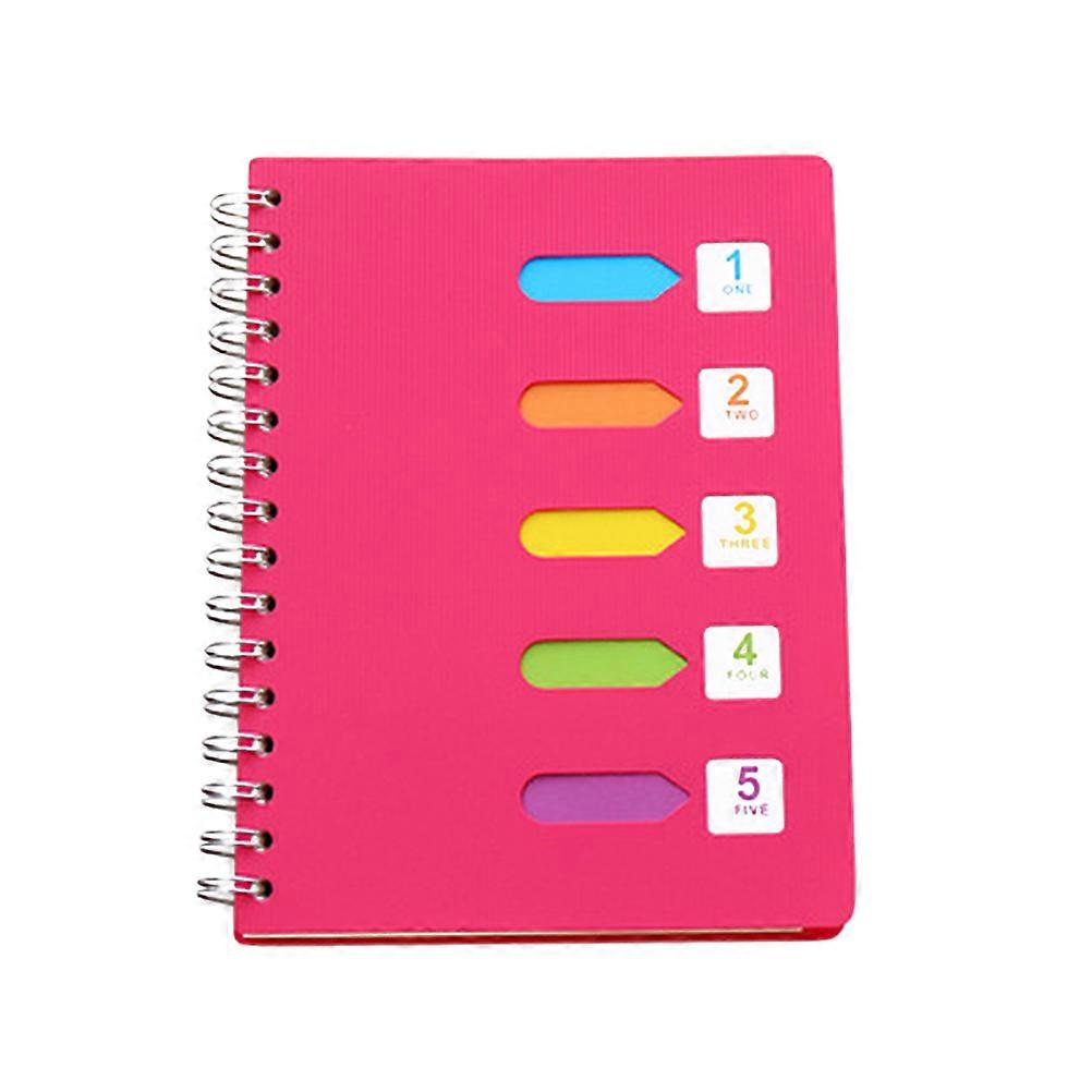 Side-Spiral Notebook Diary Notepad for Writing Use 2Pcs Students Stationery