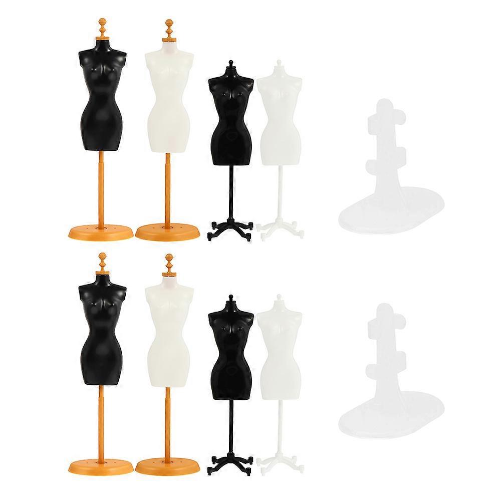 Doll Model Stand Mannequin Bracket for Displaying 10Pcs Mixed Style Supports