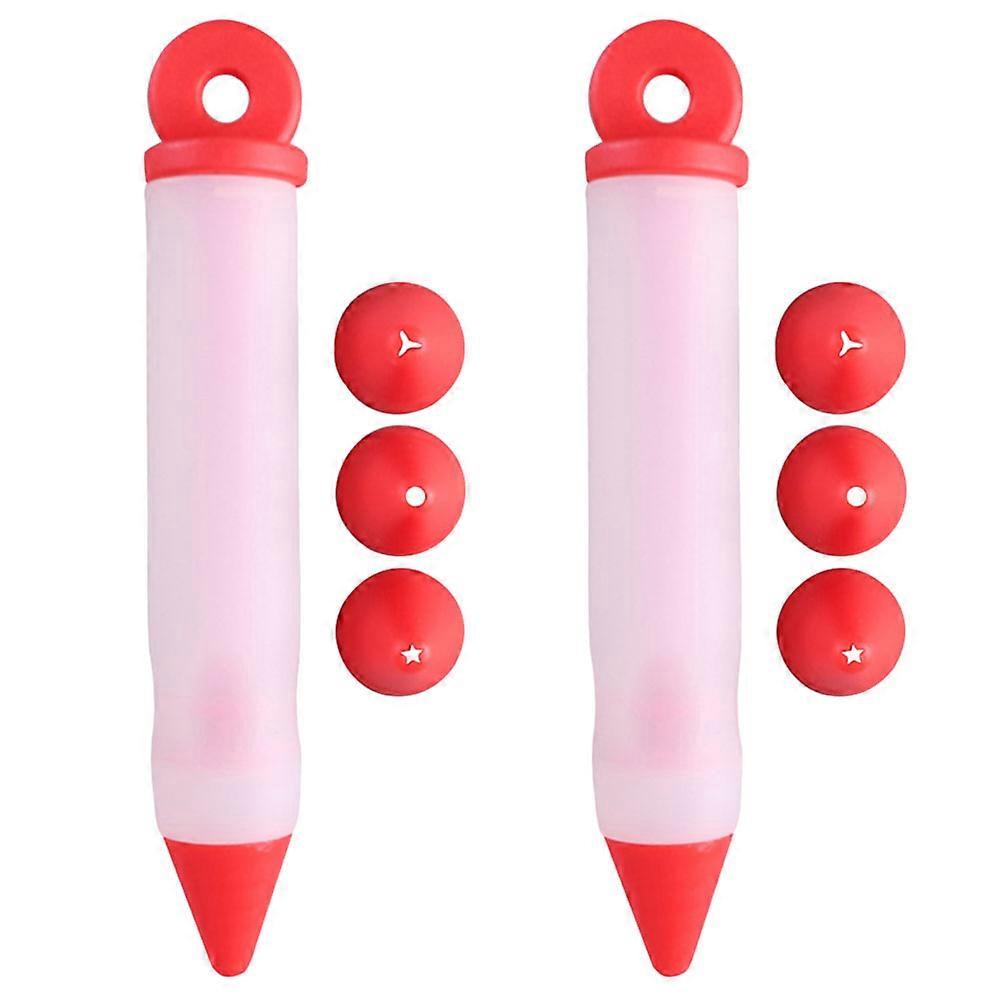 Dessert Decorating Pens Silicone Tool for Cake Baking 10Sets