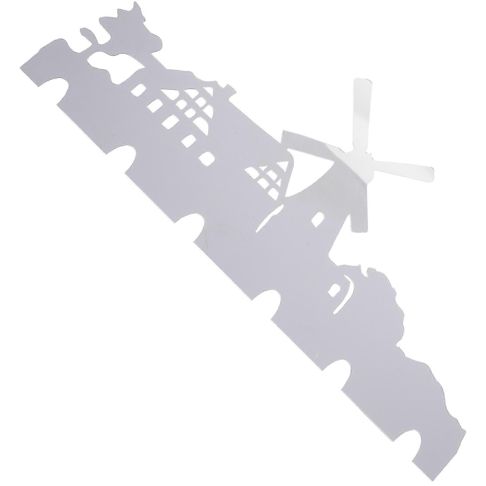 Acrylic Clothes Hanger Rack Wall-Mounted Hook Rack for Bathroom 3Pcs