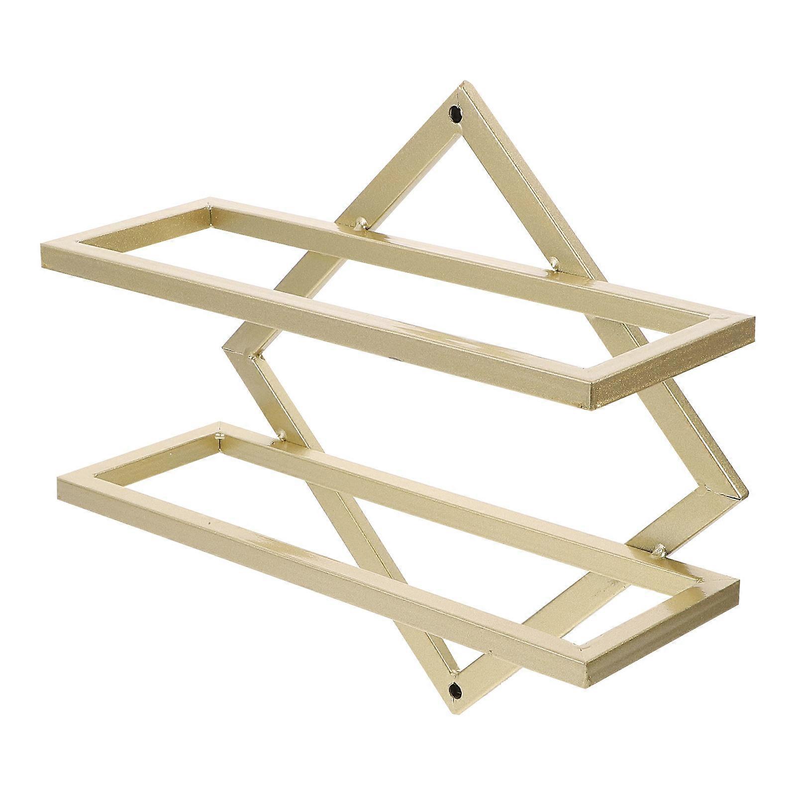 Decorative Holder Wall-mounted Glasses Rack Chic Stand Bar 1Set