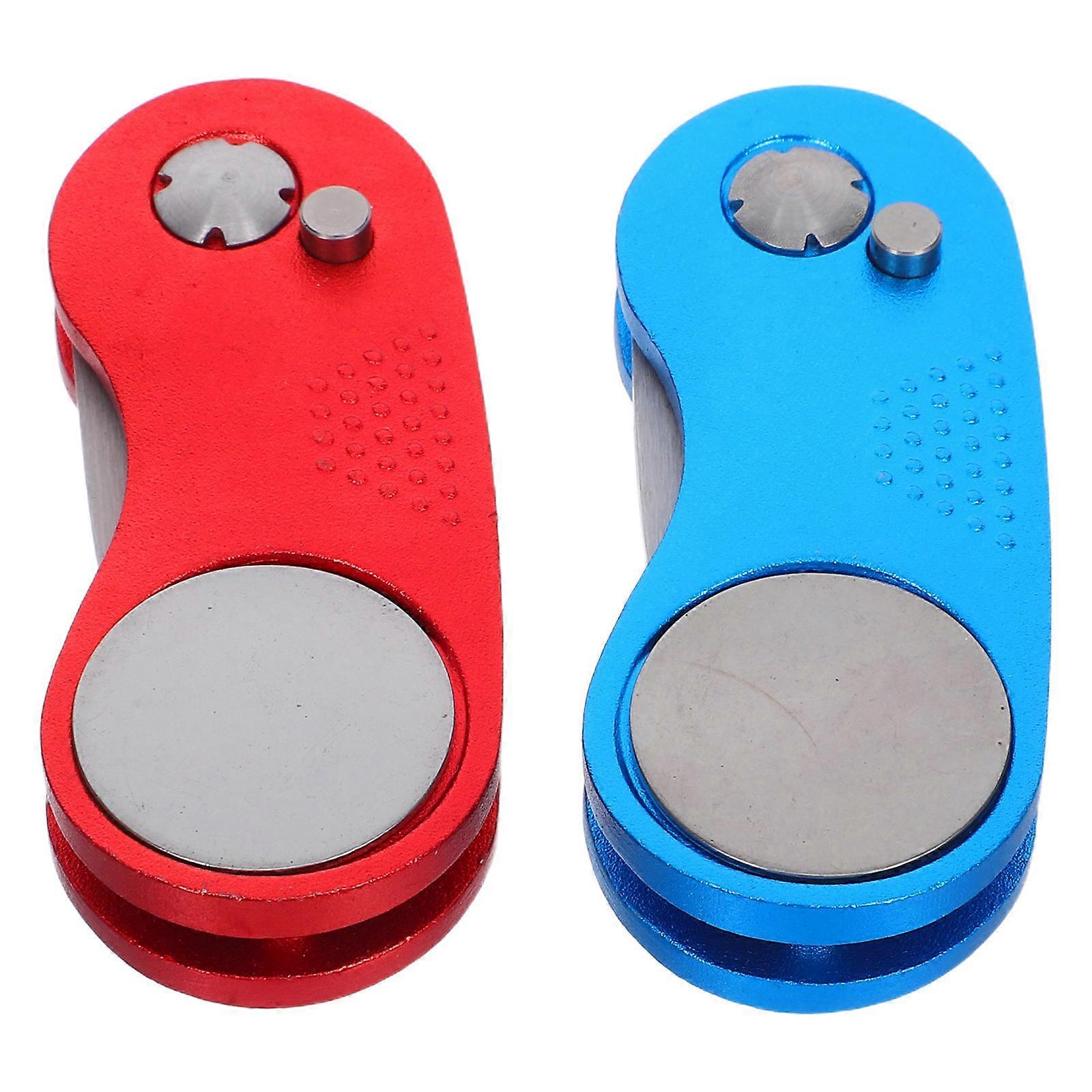 Durable Metal Golf Divot Repair Tool Ideal For Golf Players In Green Color For Green Maintenance Utilizing Spring Mechanism In 10 Pcs