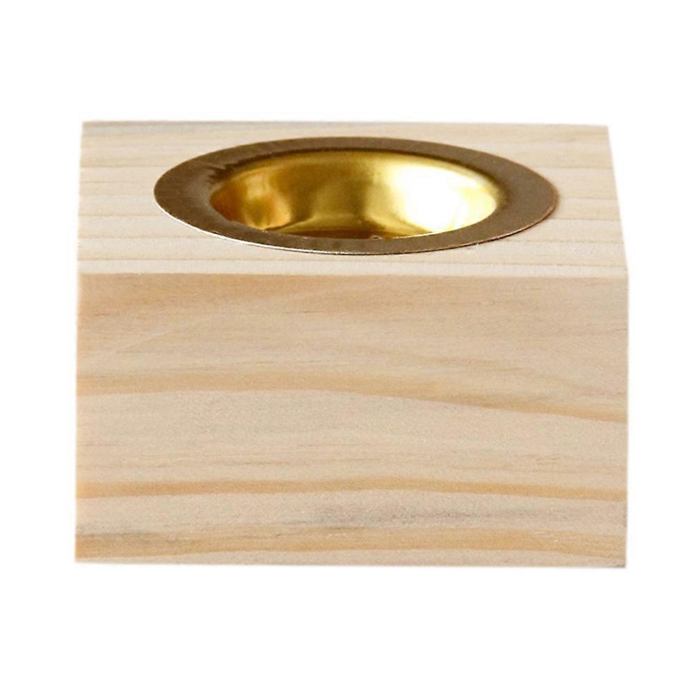 Creative Wooden Incense Burner for Home Decor 3Pcs Square Set