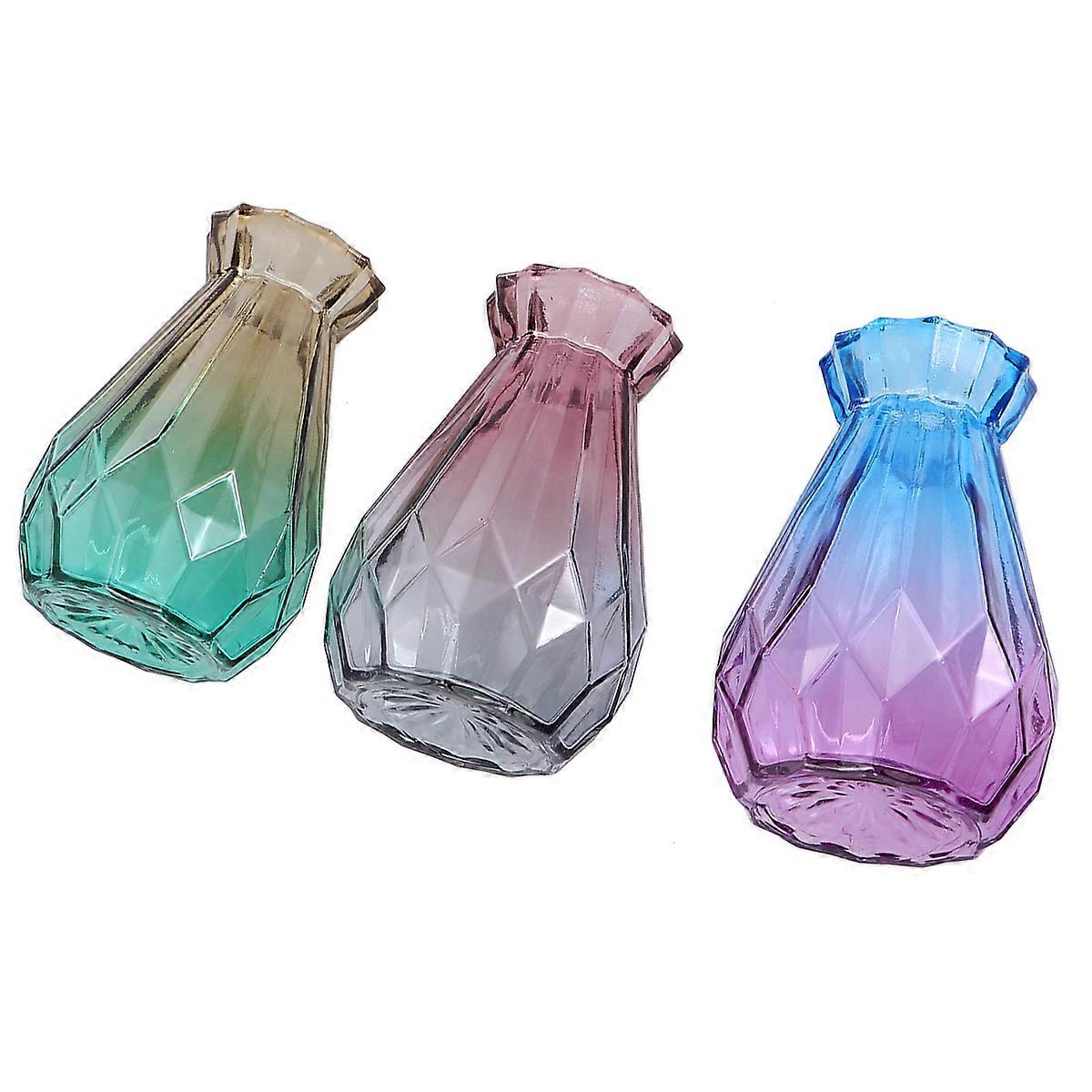 Planter Vase Glass Hydroponic Vase for Decoration 9Pcs Set
